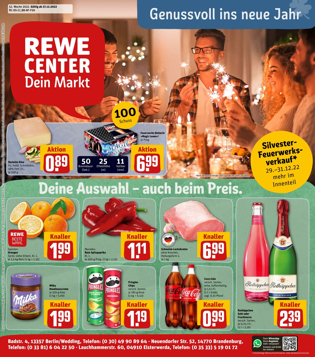 Prospekt Rewe 27.12.2022 - 31.12.2022