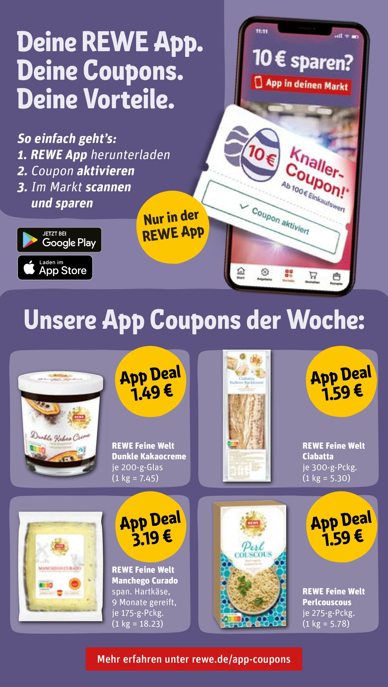 Prospekt Rewe 03.04.2023 - 08.04.2023