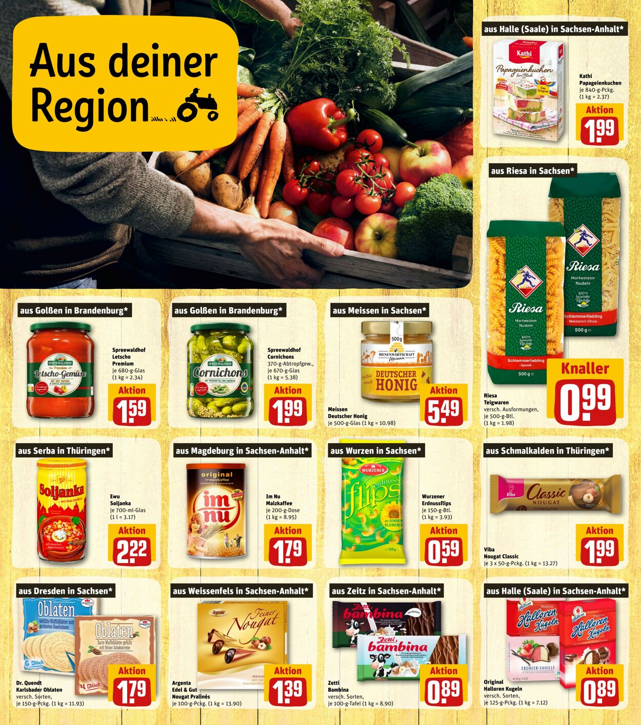 Prospekt Rewe 03.04.2023 - 08.04.2023