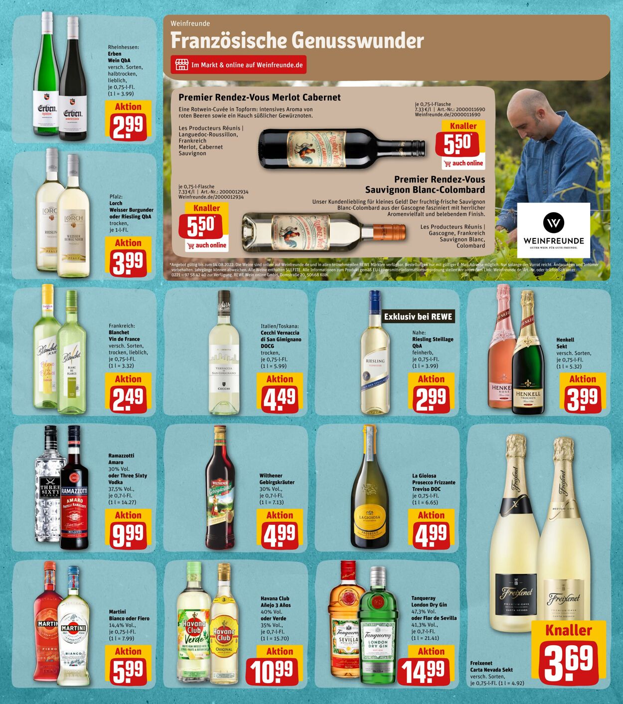 Prospekt Rewe 08.08.2022 - 13.08.2022