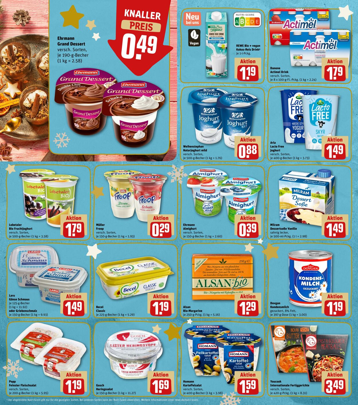 Prospekt Rewe 19.12.2022 - 24.12.2022