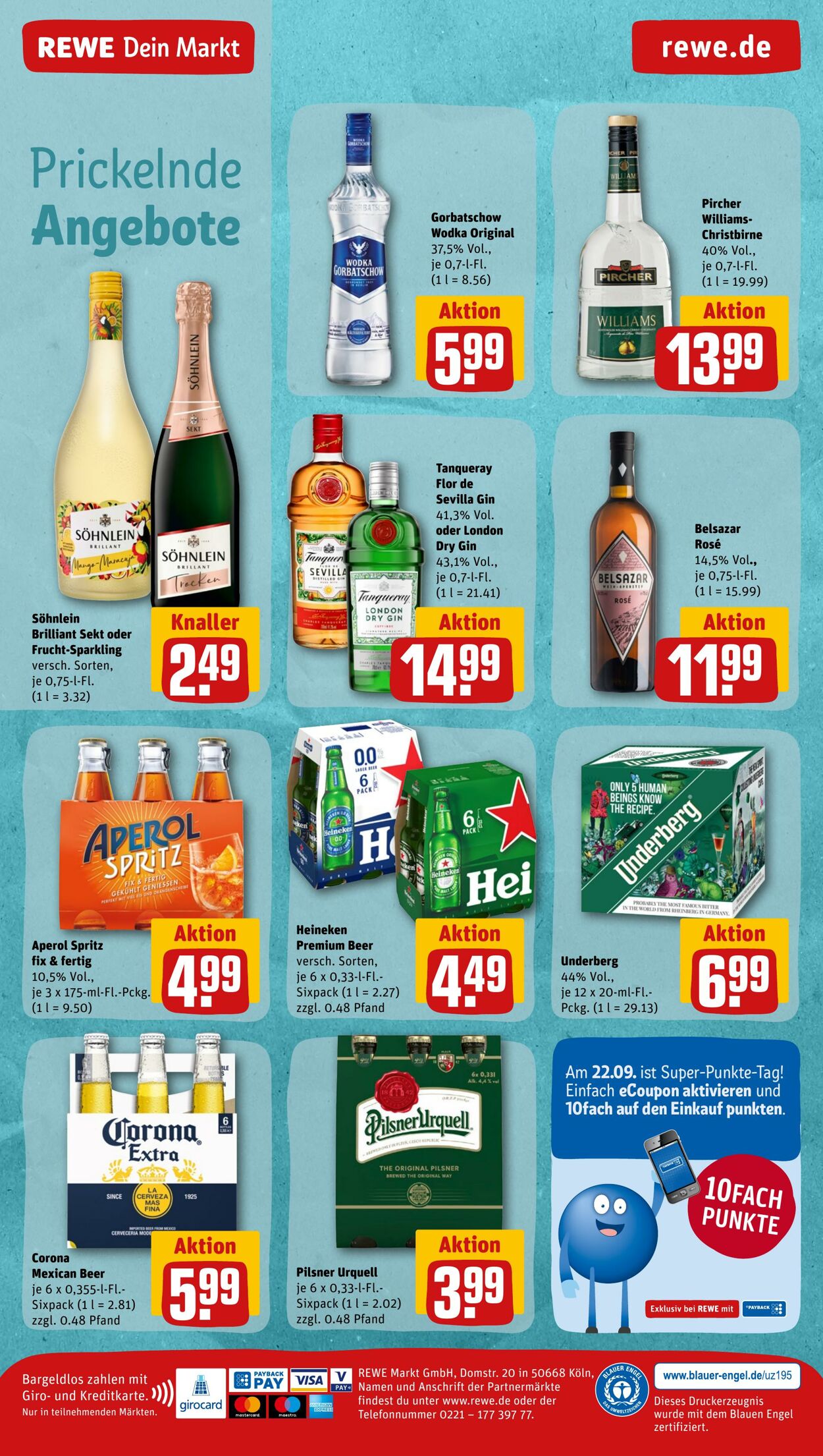 Prospekt Rewe 19.09.2022 - 24.09.2022