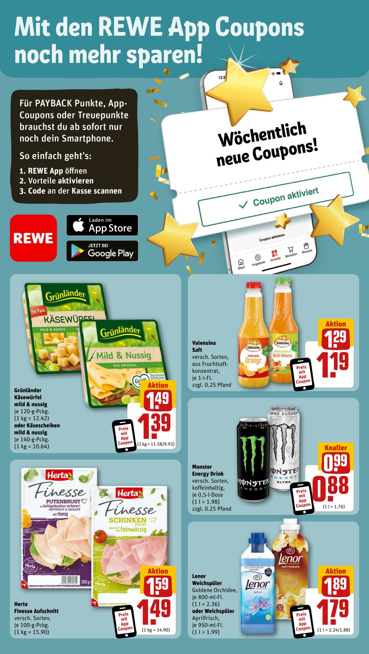 Prospekt Rewe 31.07.2023 - 05.08.2023