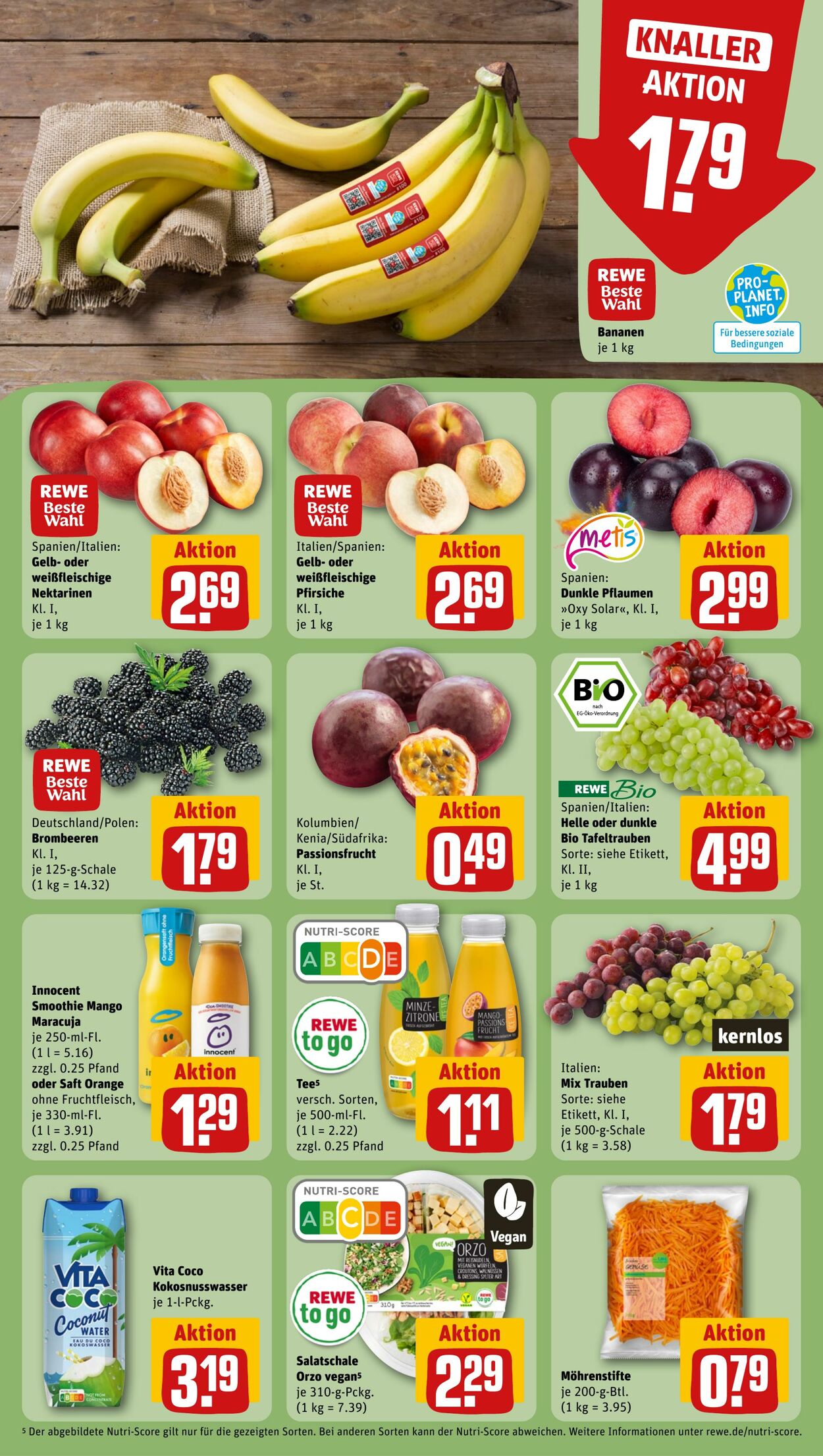 Prospekt Rewe 31.07.2023 - 05.08.2023