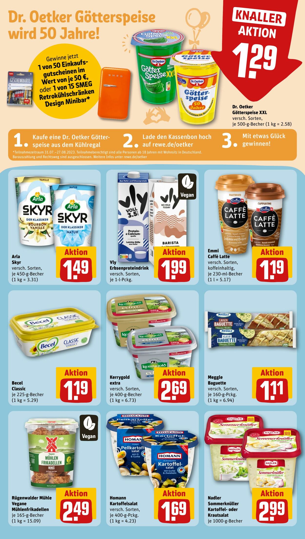 Prospekt Rewe 31.07.2023 - 05.08.2023