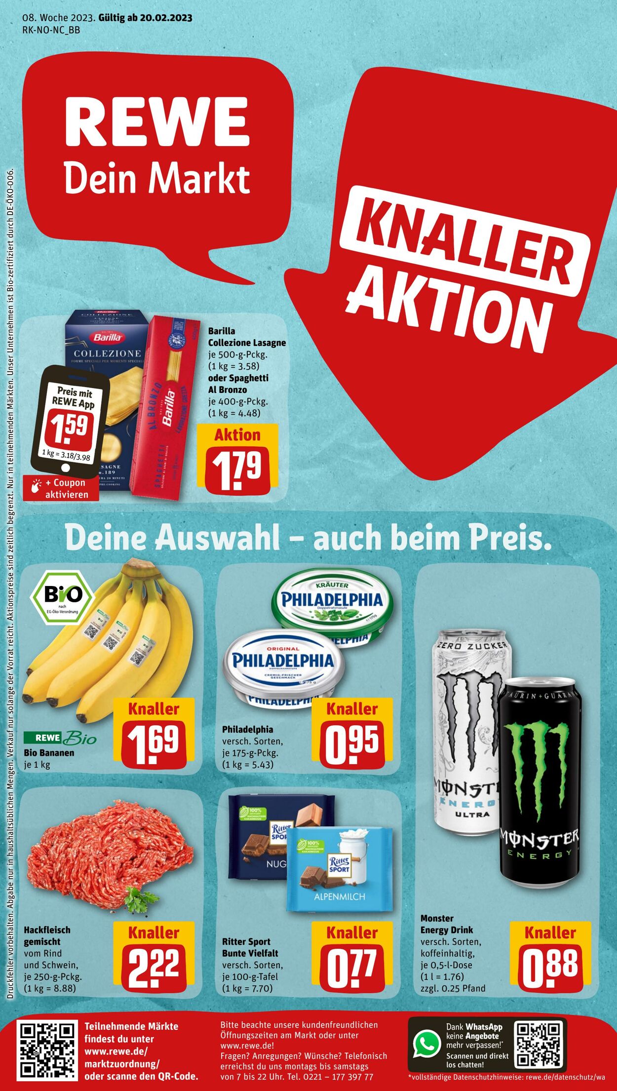 Prospekt Rewe 20.02.2023 - 25.02.2023