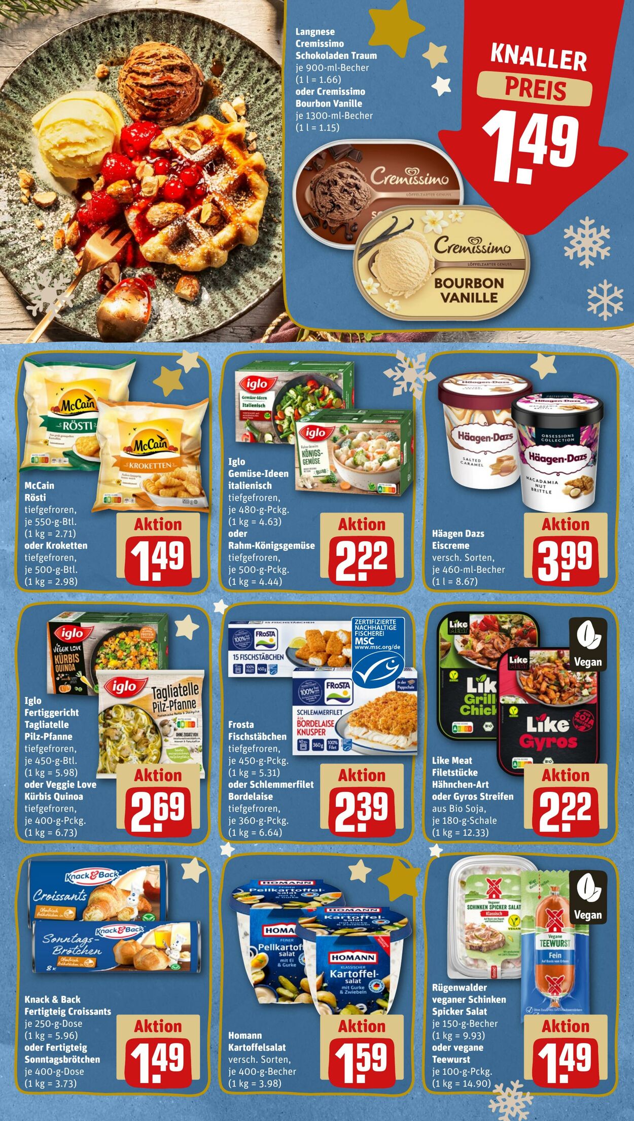 Prospekt Rewe 19.12.2022 - 24.12.2022