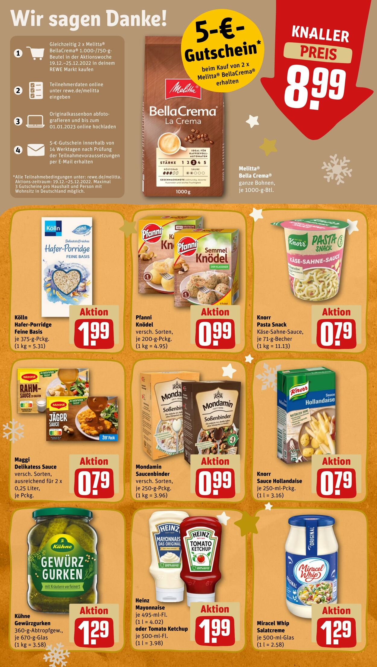 Prospekt Rewe 19.12.2022 - 24.12.2022