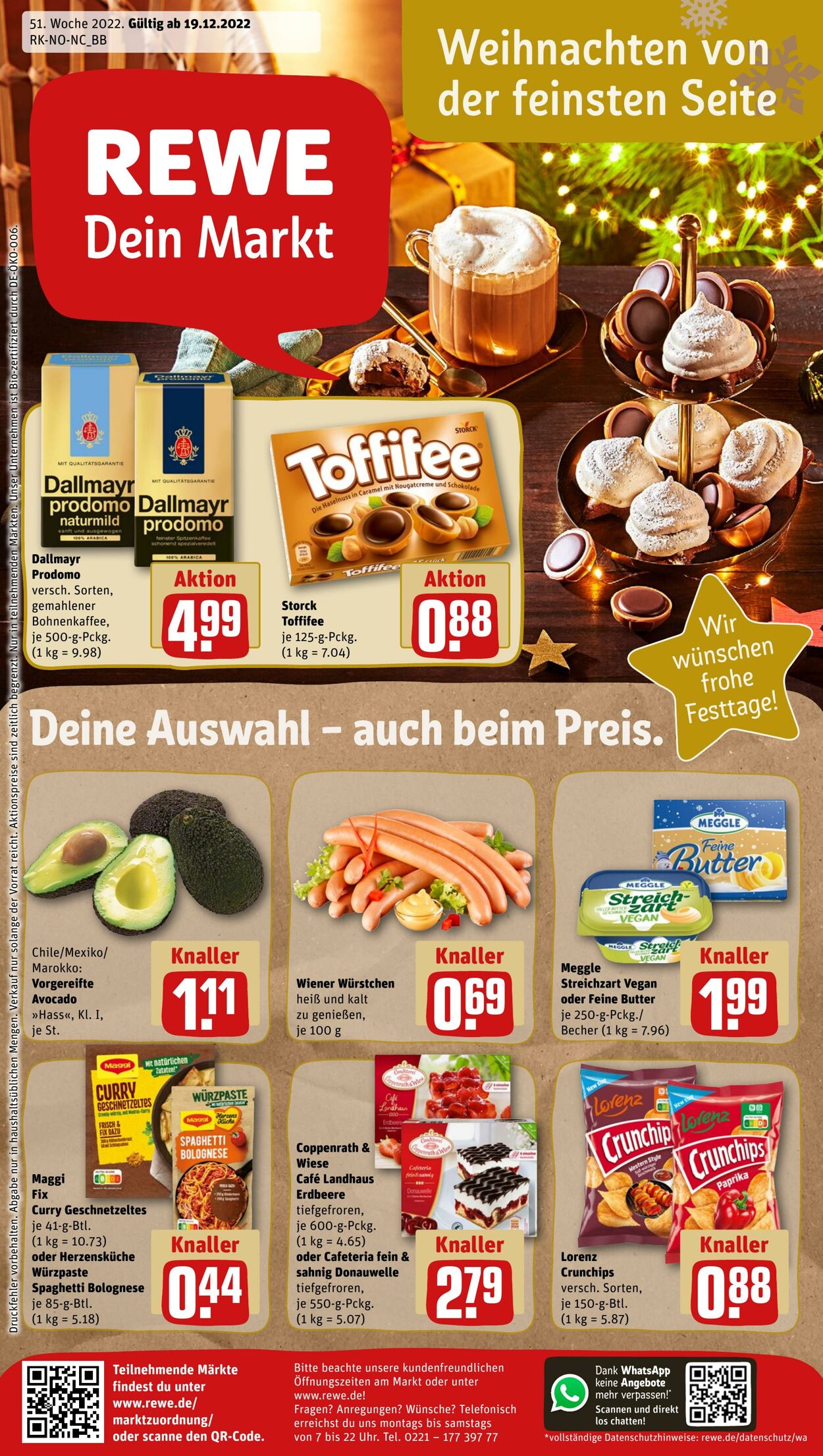 Prospekt Rewe 19.12.2022 - 24.12.2022