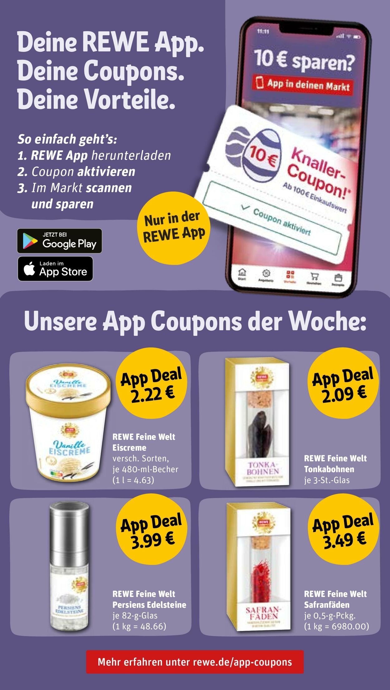 Prospekt Rewe 27.03.2023 - 01.04.2023