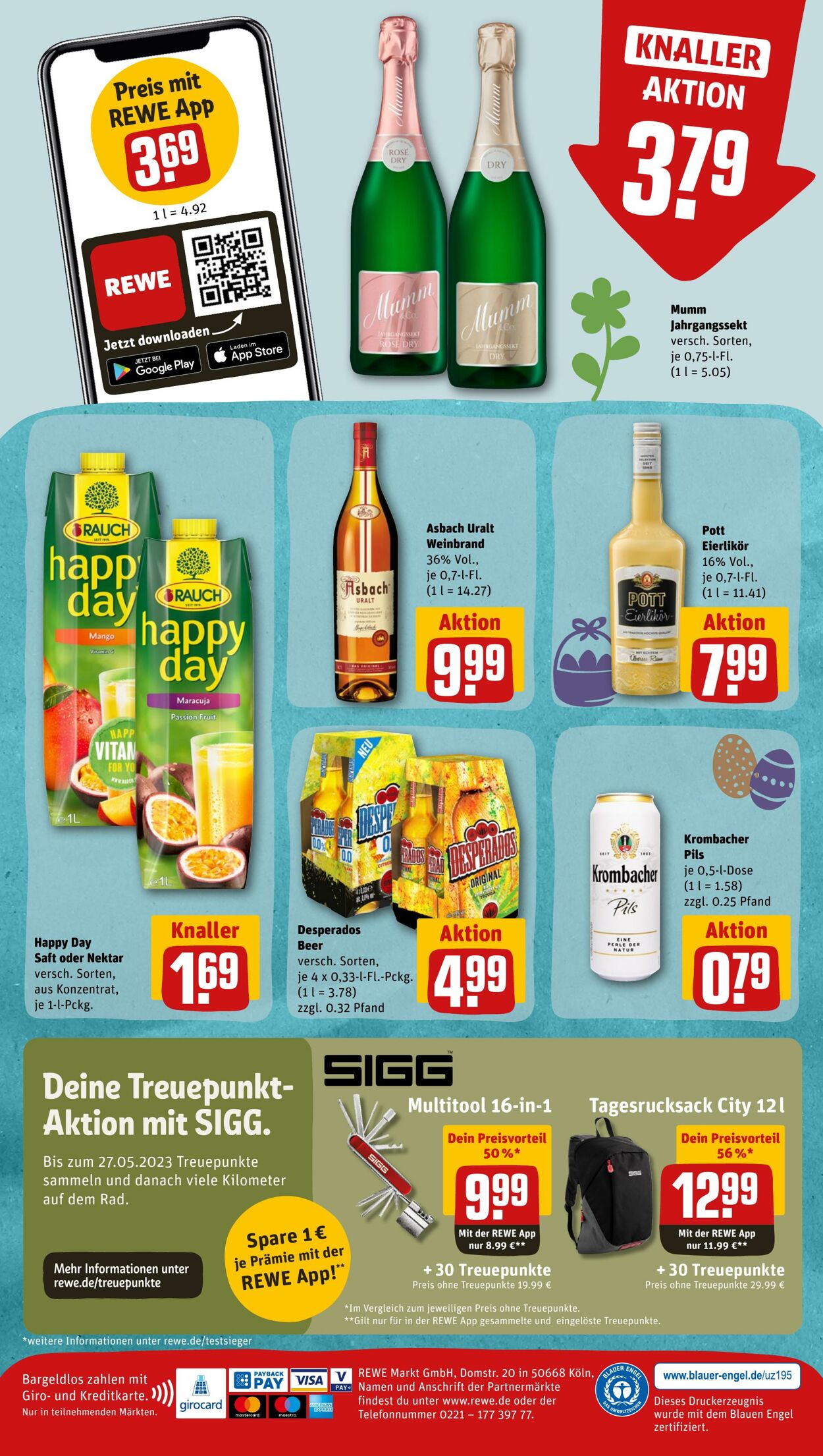 Prospekt Rewe 27.03.2023 - 01.04.2023