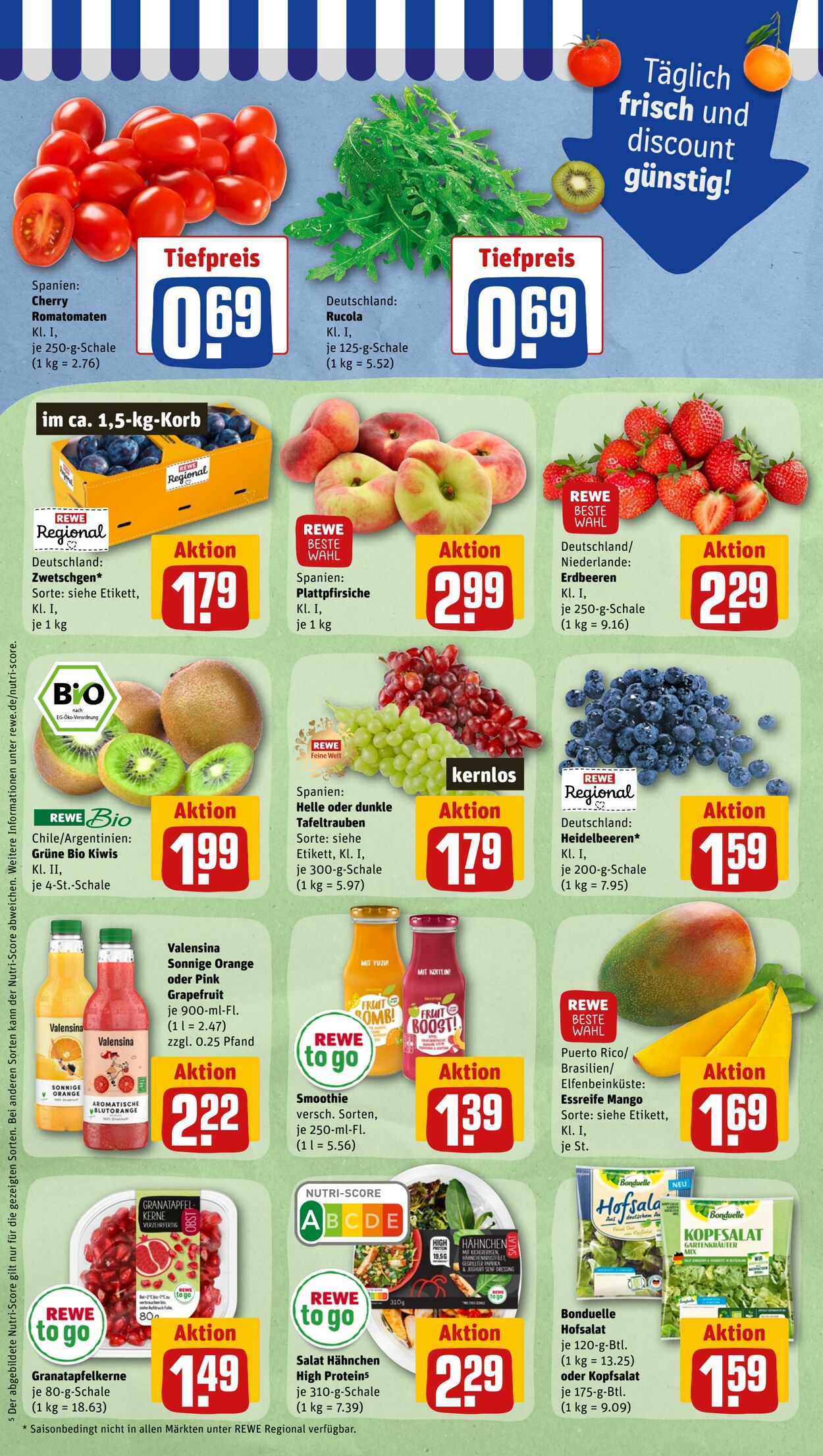 Prospekt Rewe 15.08.2022 - 20.08.2022