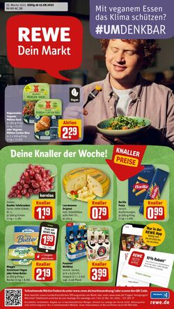 Prospekt Rewe 15.08.2022 - 20.08.2022