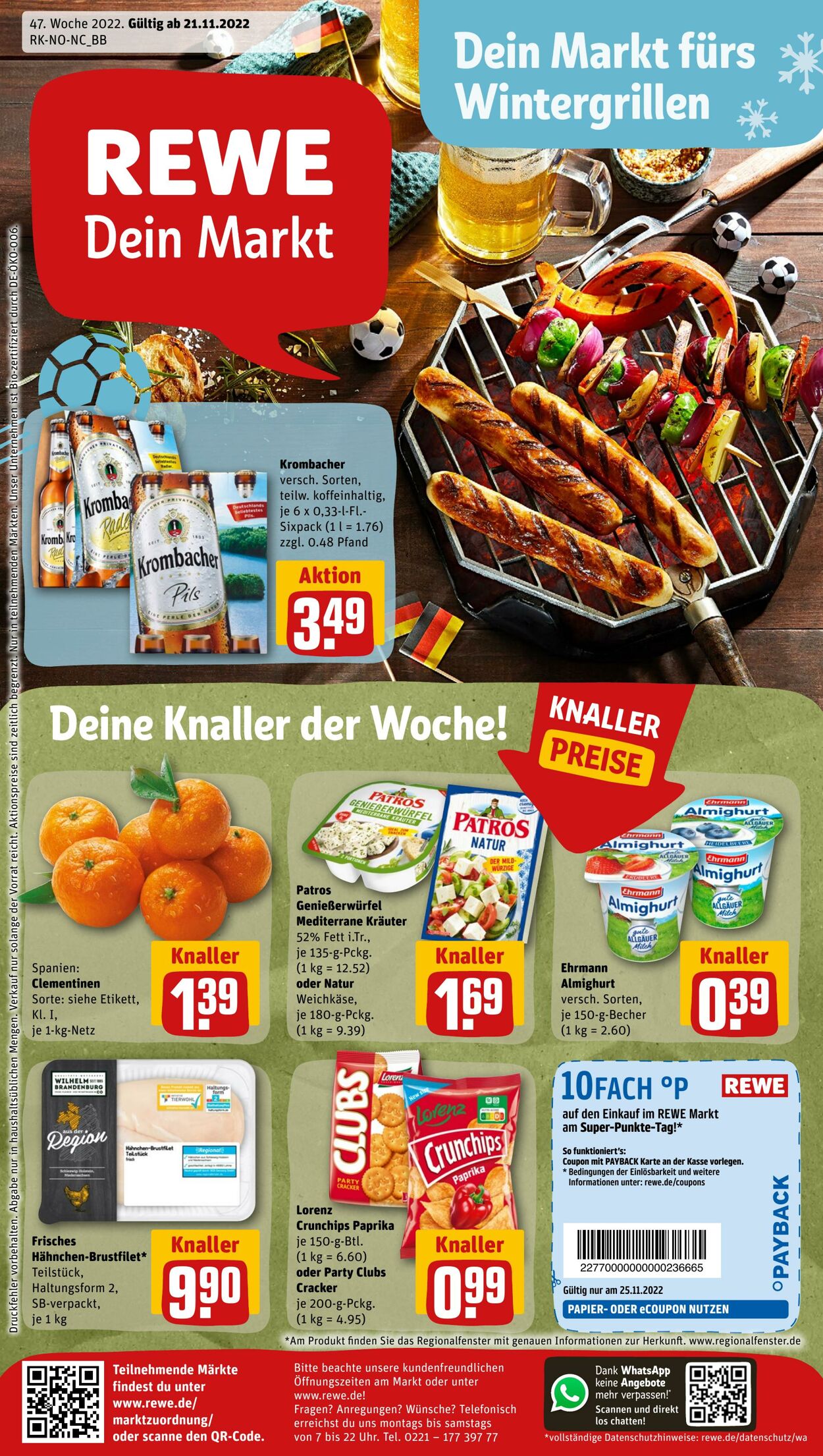 Prospekt Rewe 21.11.2022 - 26.11.2022