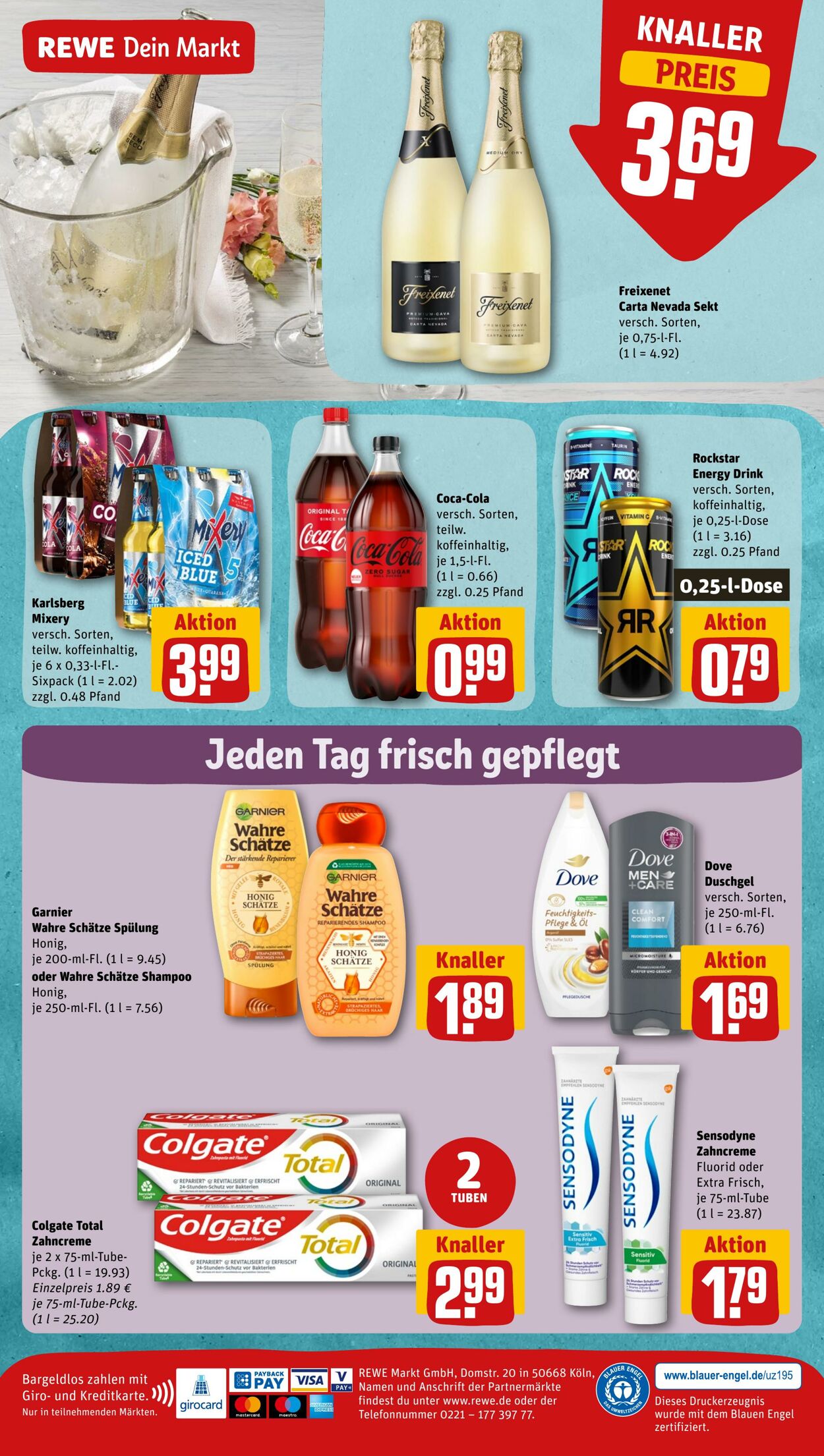 Prospekt Rewe 08.08.2022 - 13.08.2022