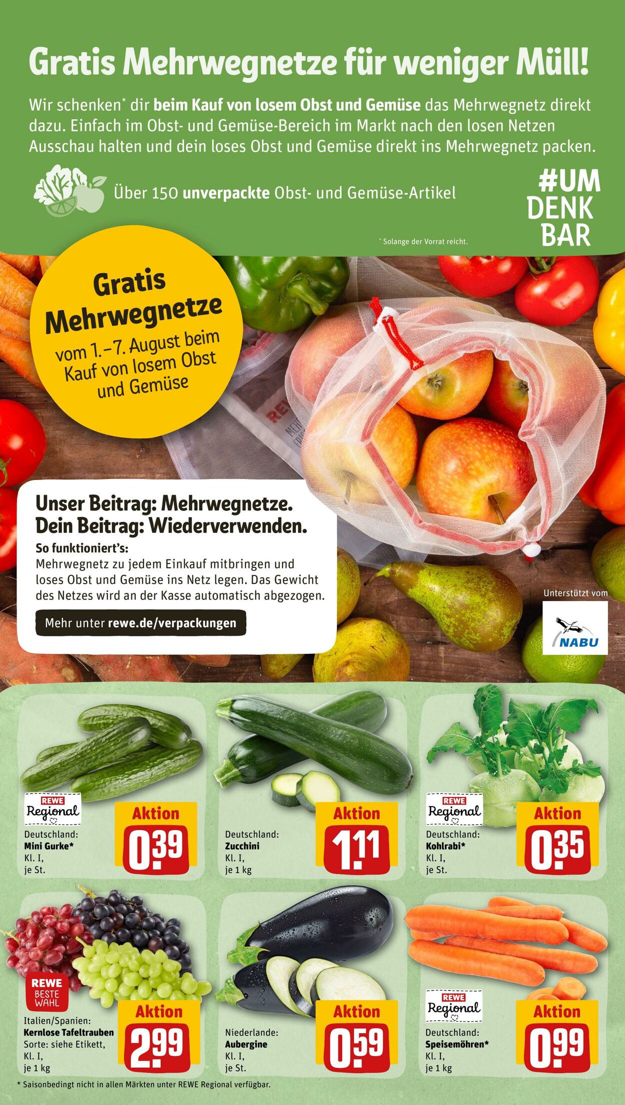 Prospekt Rewe 01.08.2022 - 06.08.2022