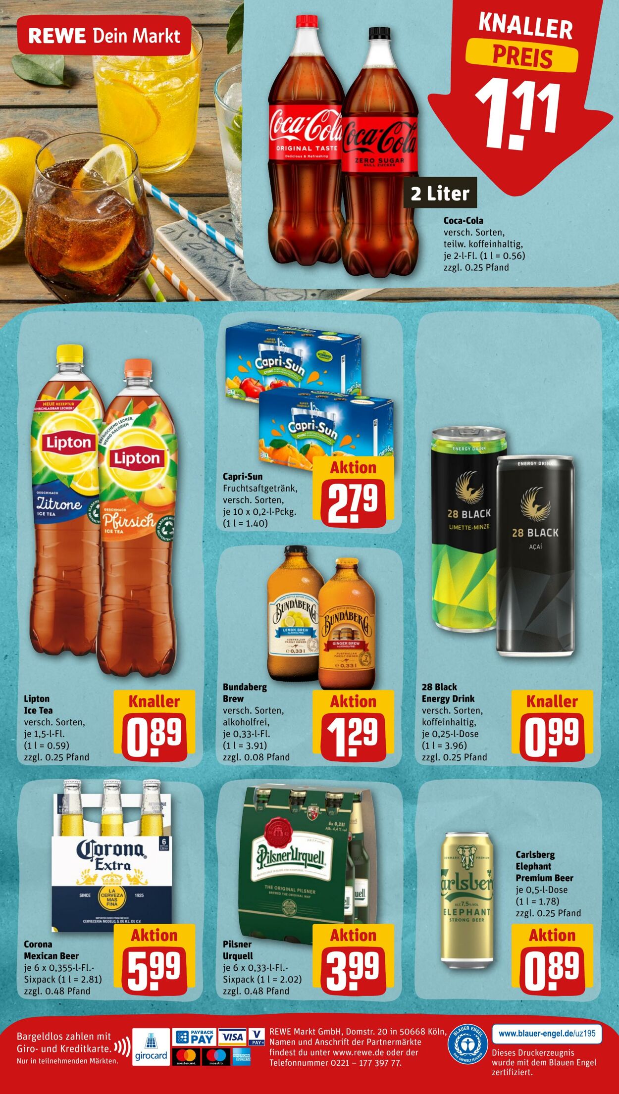 Prospekt Rewe 01.08.2022 - 06.08.2022