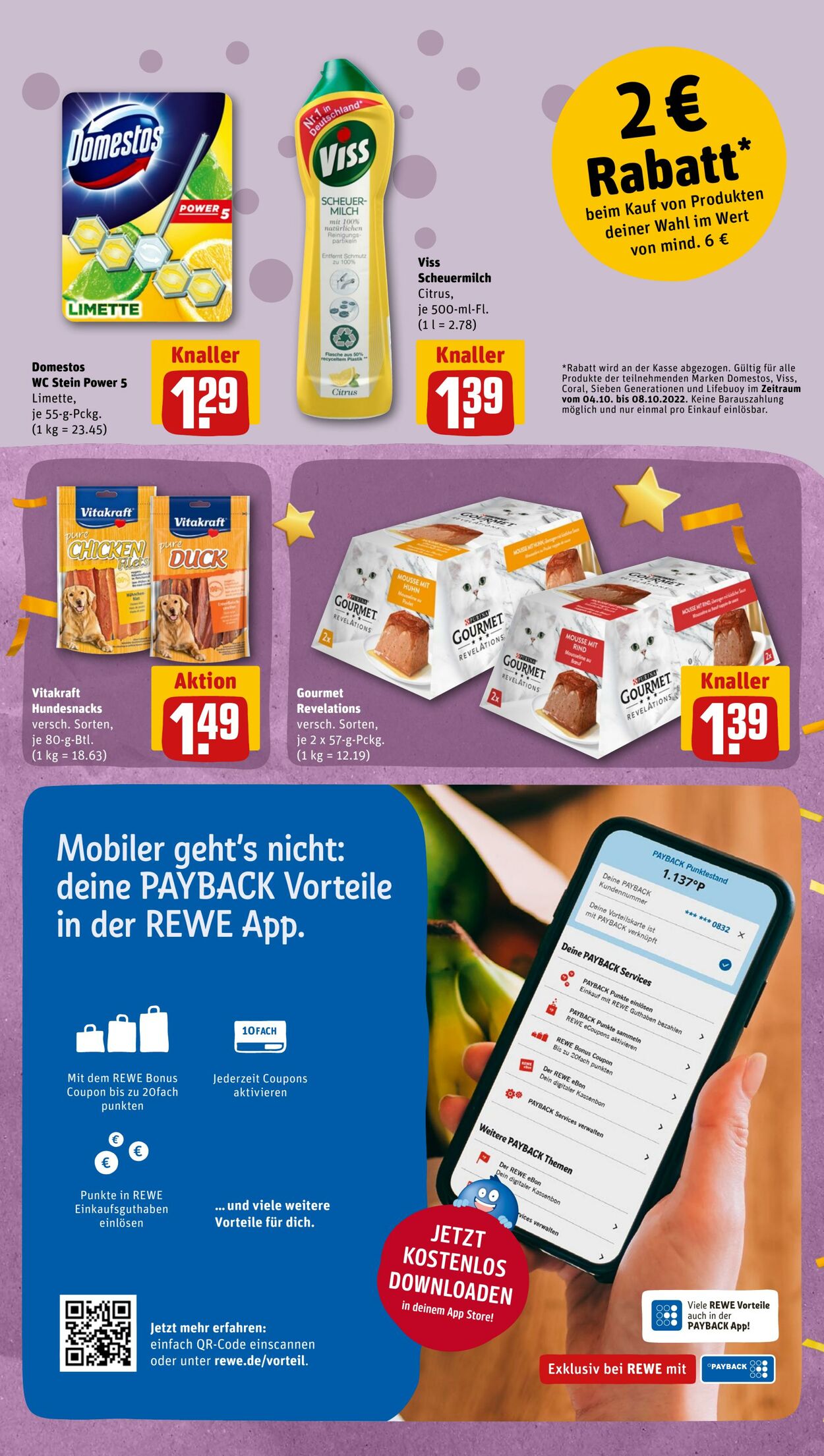 Prospekt Rewe 04.10.2022 - 08.10.2022