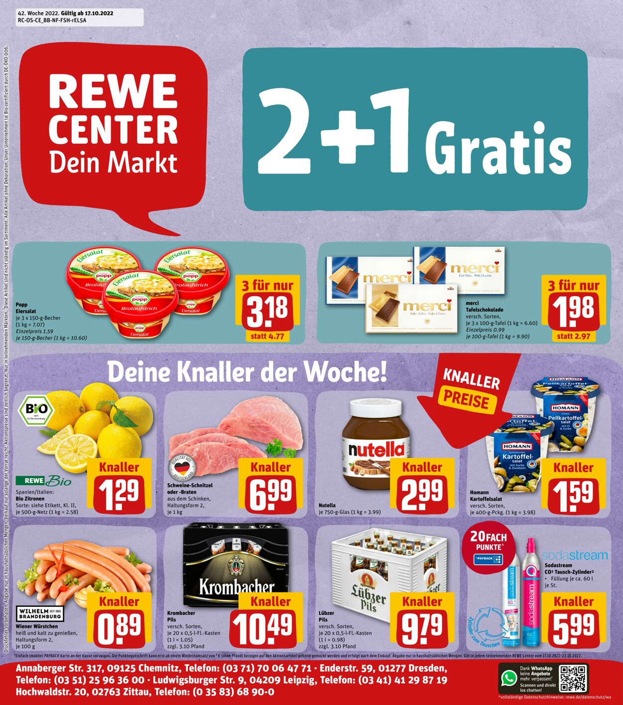 Prospekt Rewe 17.10.2022 - 22.10.2022