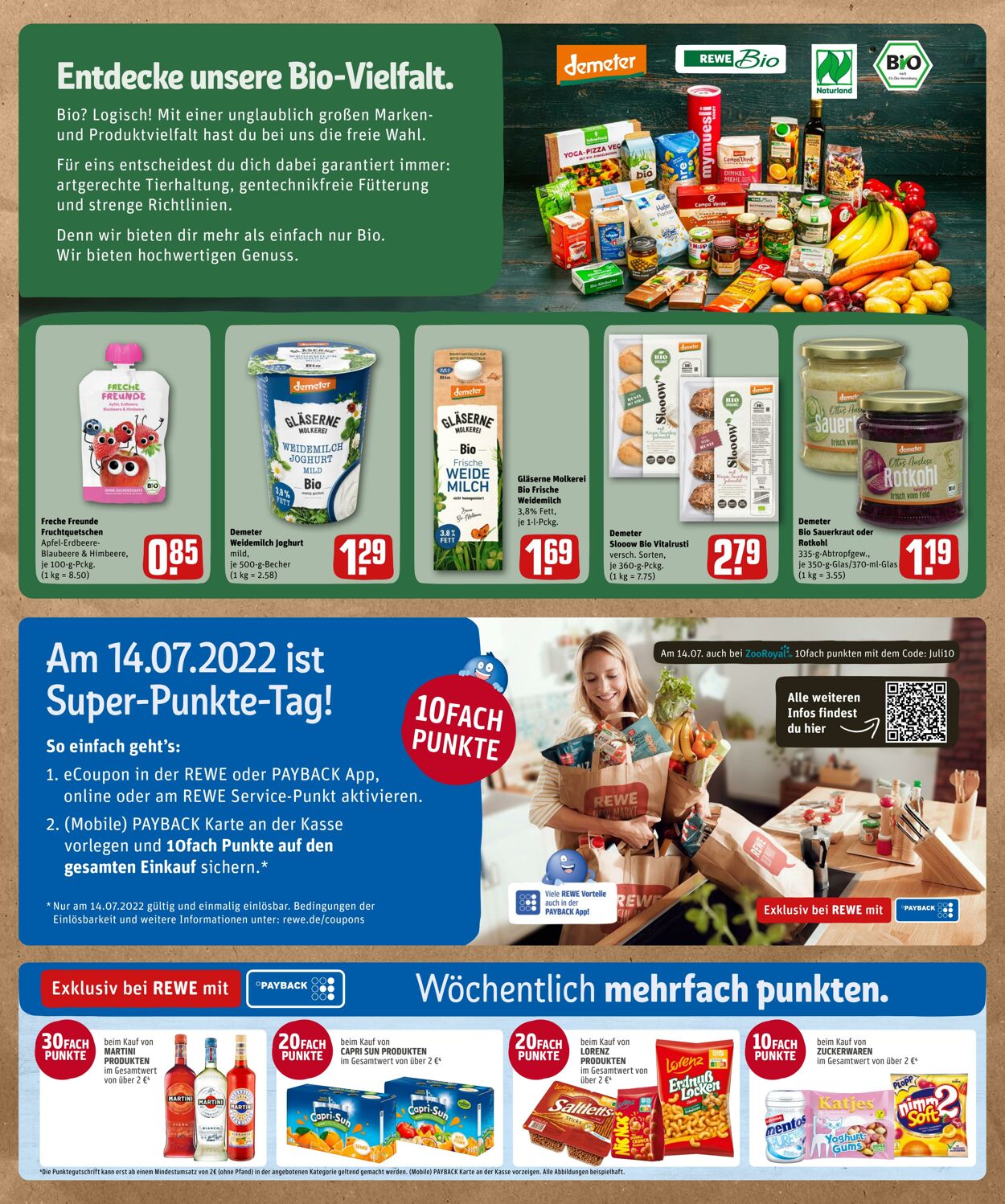 Prospekt Rewe 11.07.2022 - 16.07.2022