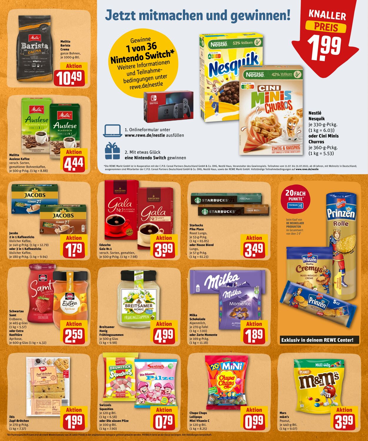 Prospekt Rewe 11.07.2022 - 16.07.2022