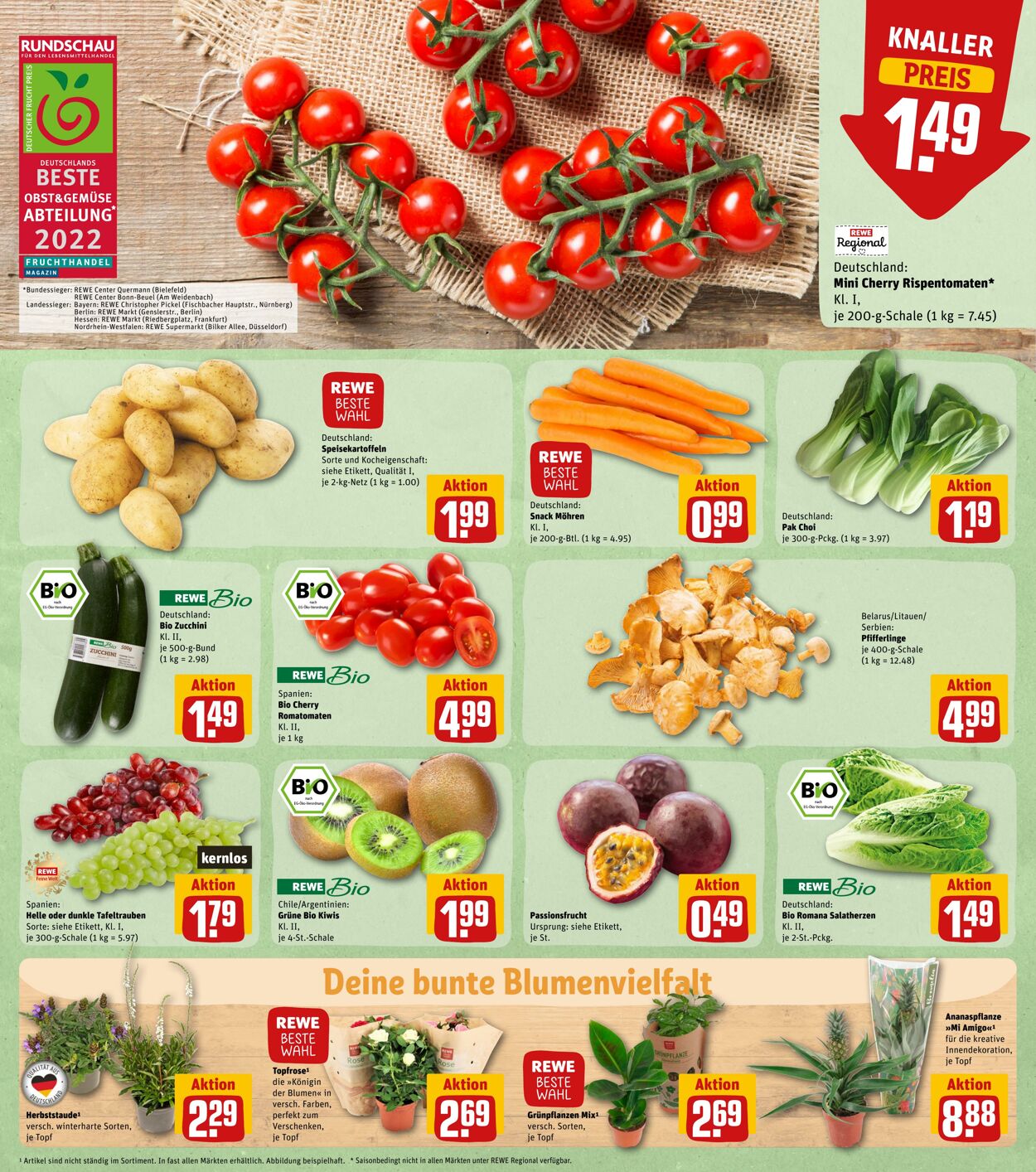 Prospekt Rewe 15.08.2022 - 20.08.2022