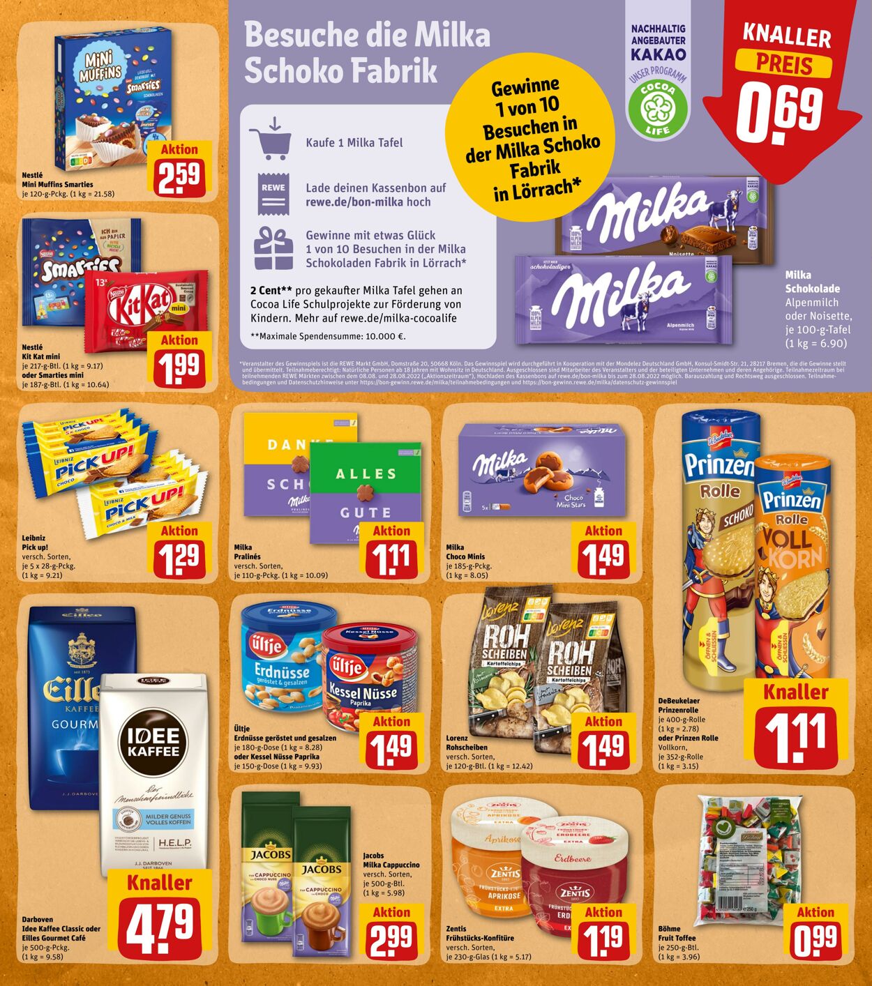 Prospekt Rewe 15.08.2022 - 20.08.2022