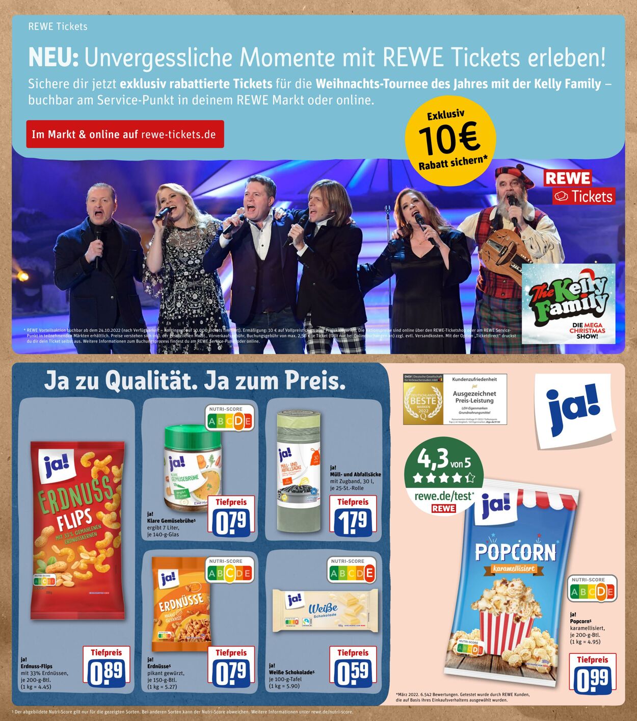 Prospekt Rewe 31.10.2022 - 05.11.2022