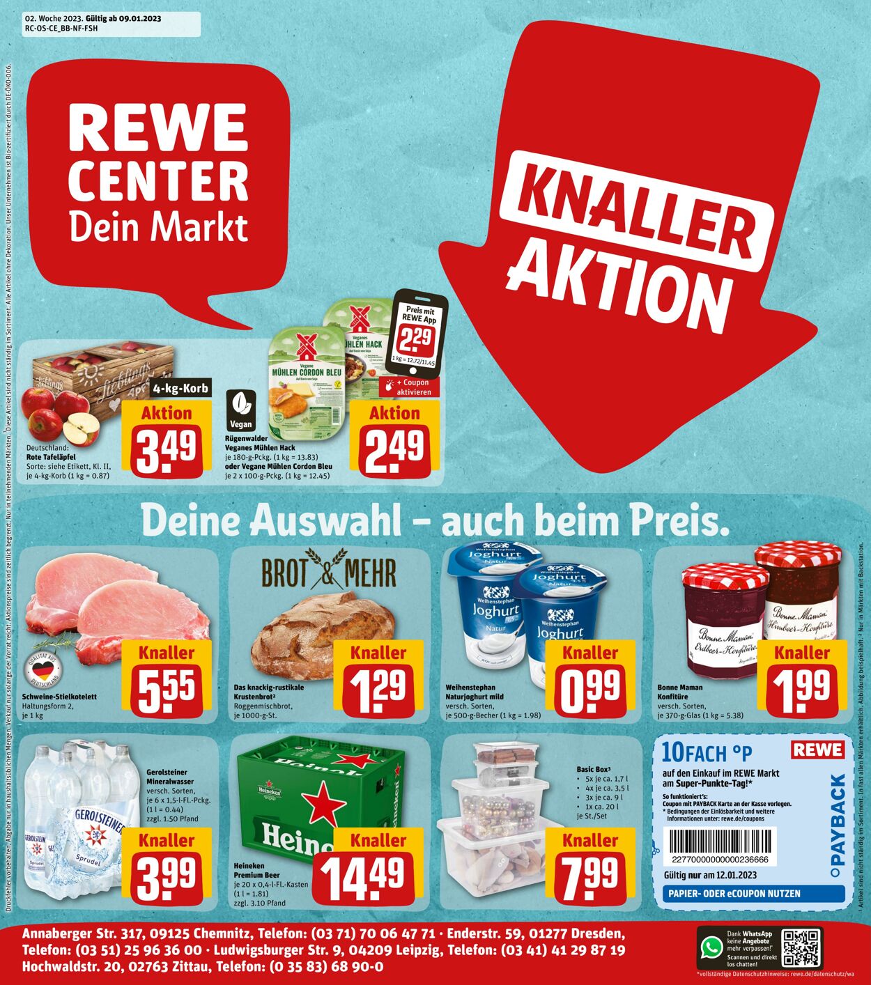 Prospekt Rewe 09.01.2023 - 14.01.2023