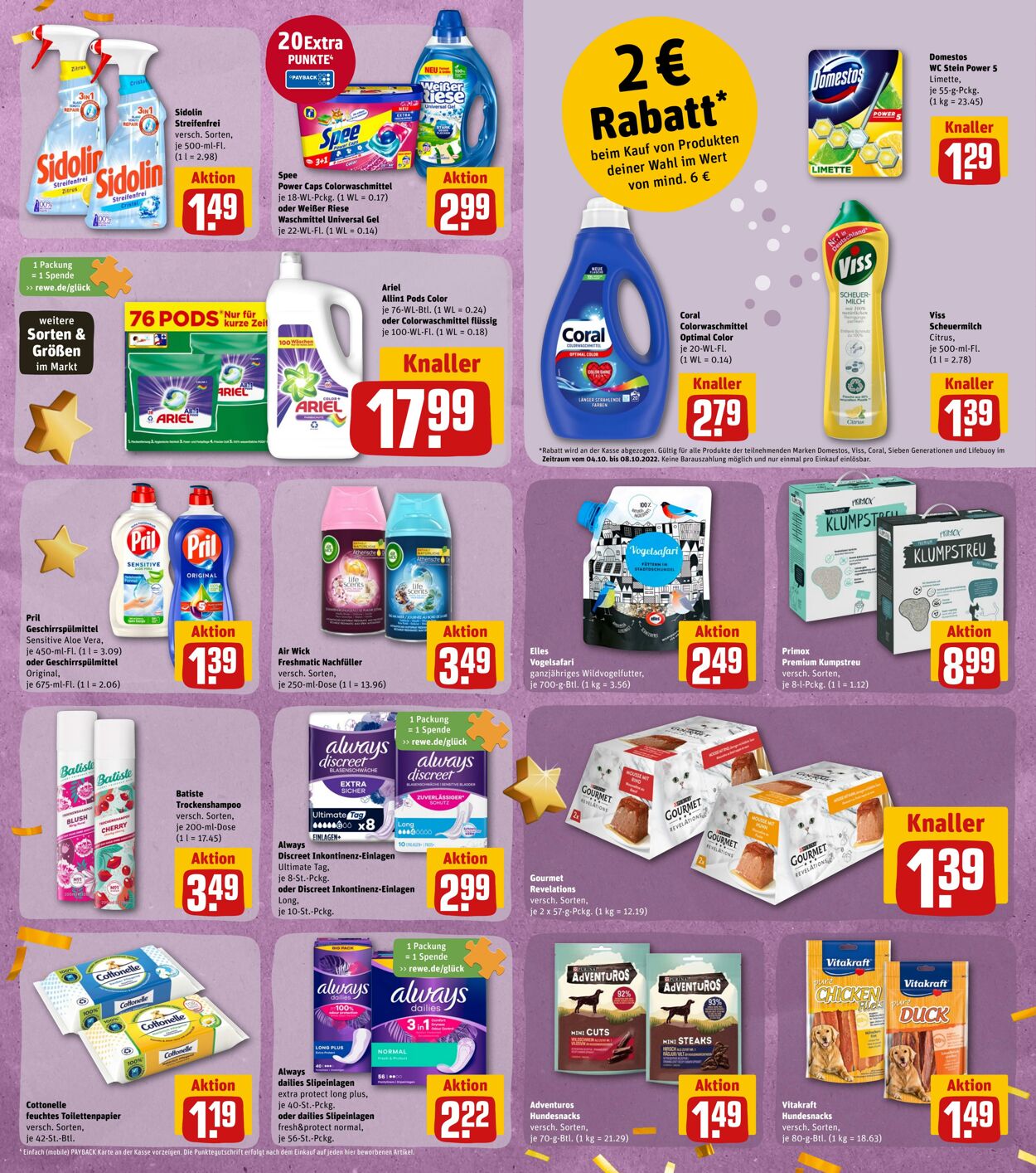 Prospekt Rewe 04.10.2022 - 08.10.2022