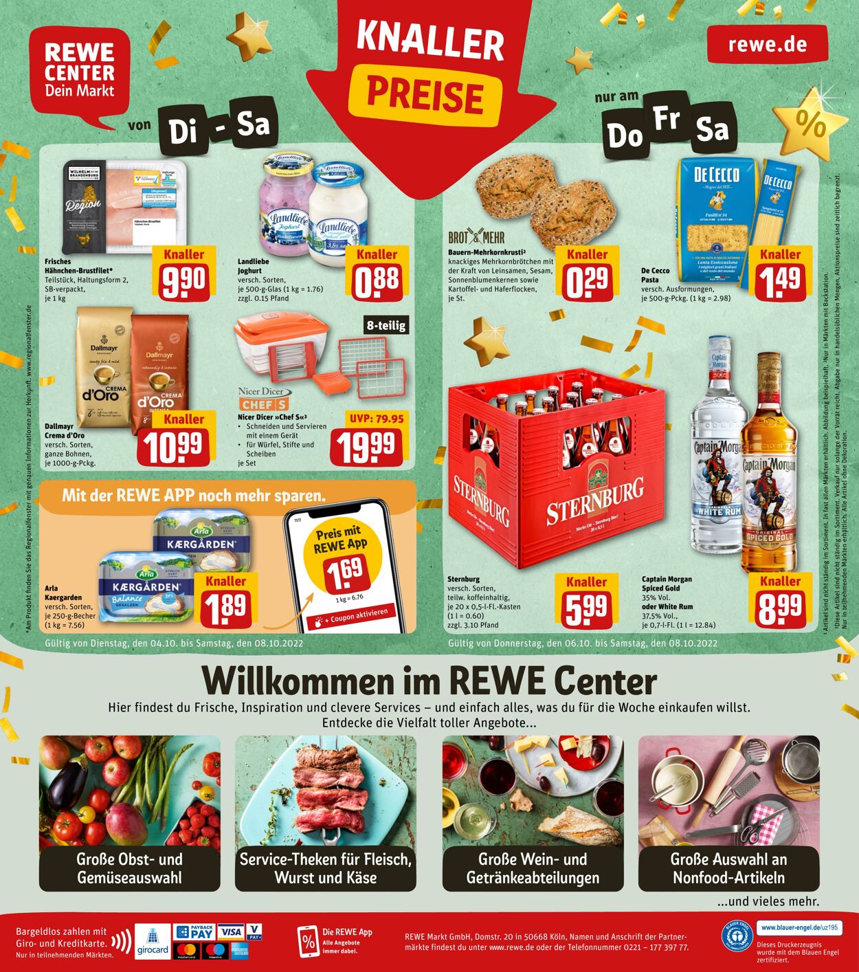 Prospekt Rewe 04.10.2022 - 08.10.2022