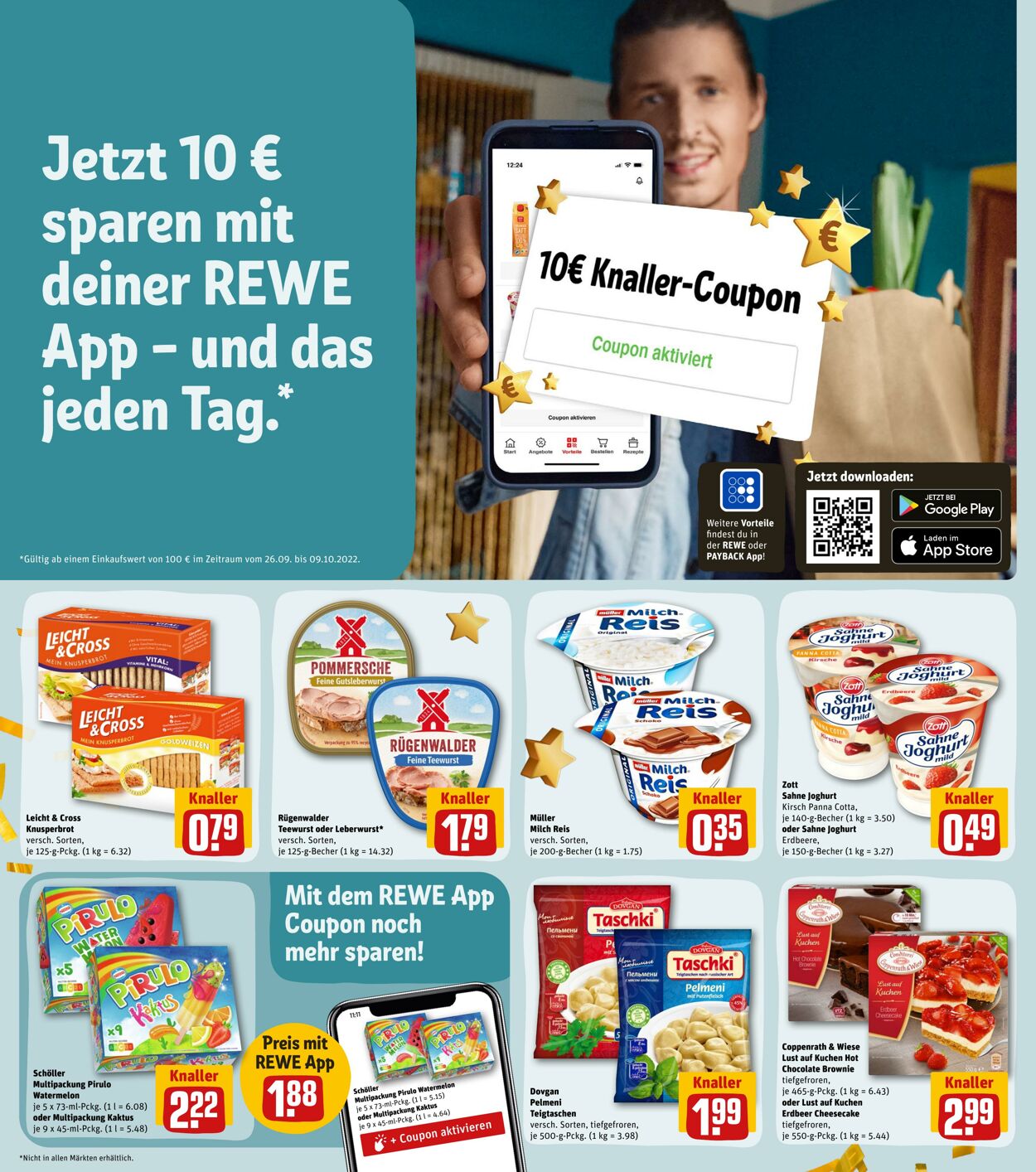 Prospekt Rewe 26.09.2022 - 01.10.2022