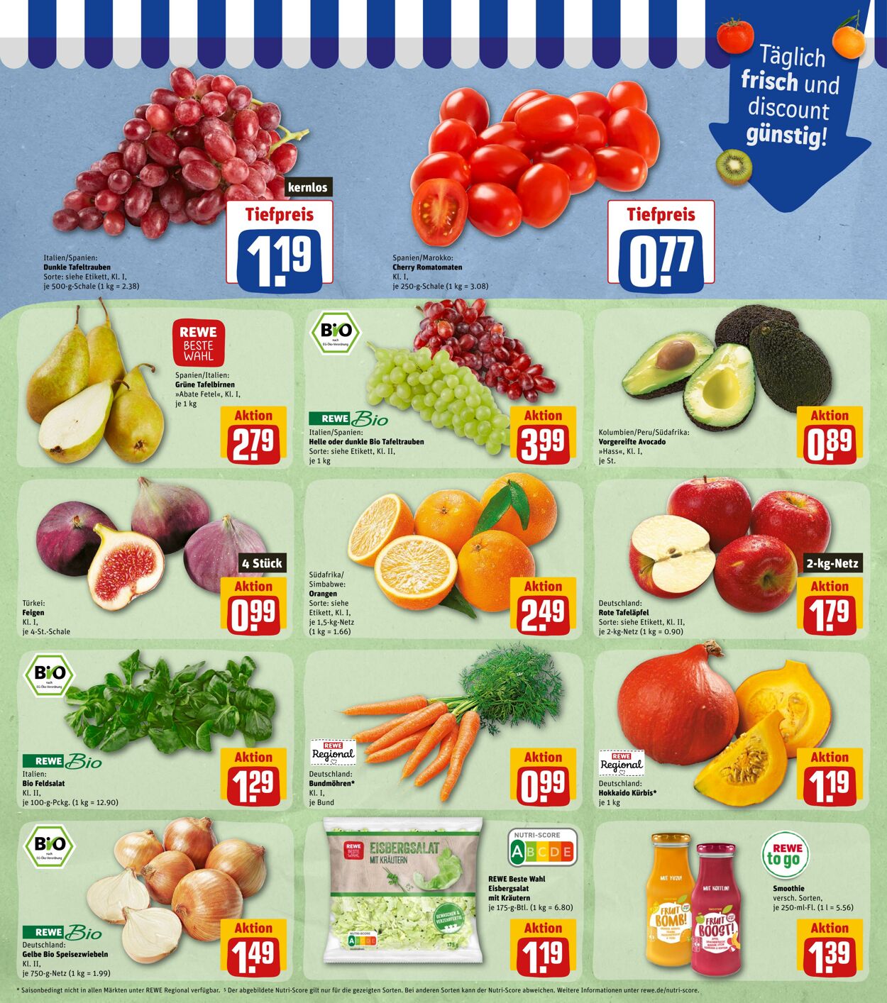 Prospekt Rewe 26.09.2022 - 01.10.2022