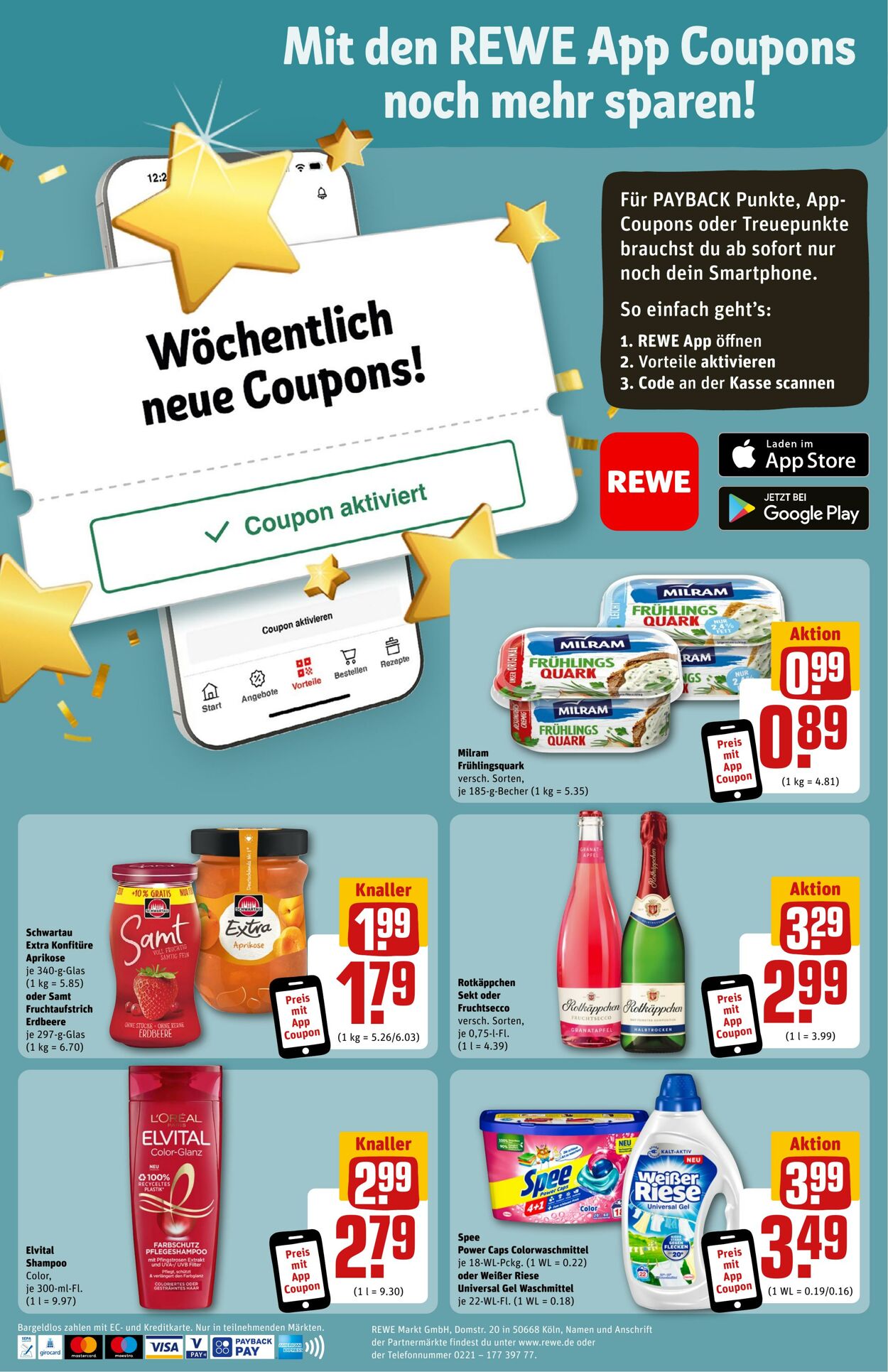 Prospekt Rewe 28.08.2023 - 02.09.2023