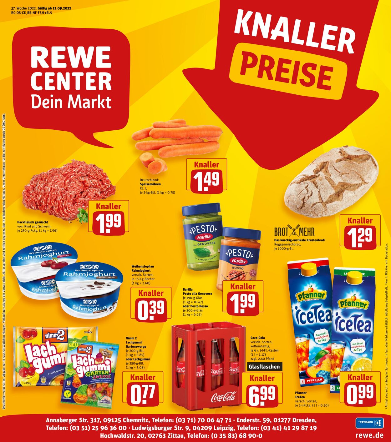 Prospekt Rewe 12.09.2022 - 17.09.2022