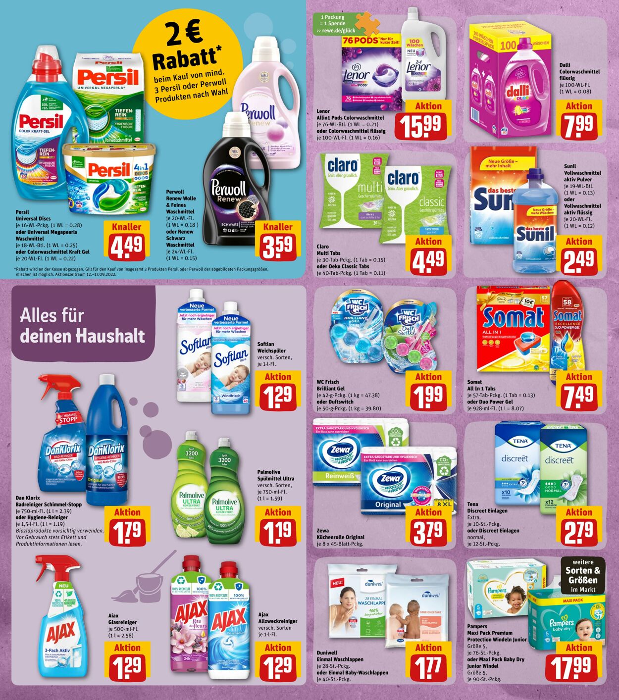 Prospekt Rewe 12.09.2022 - 17.09.2022