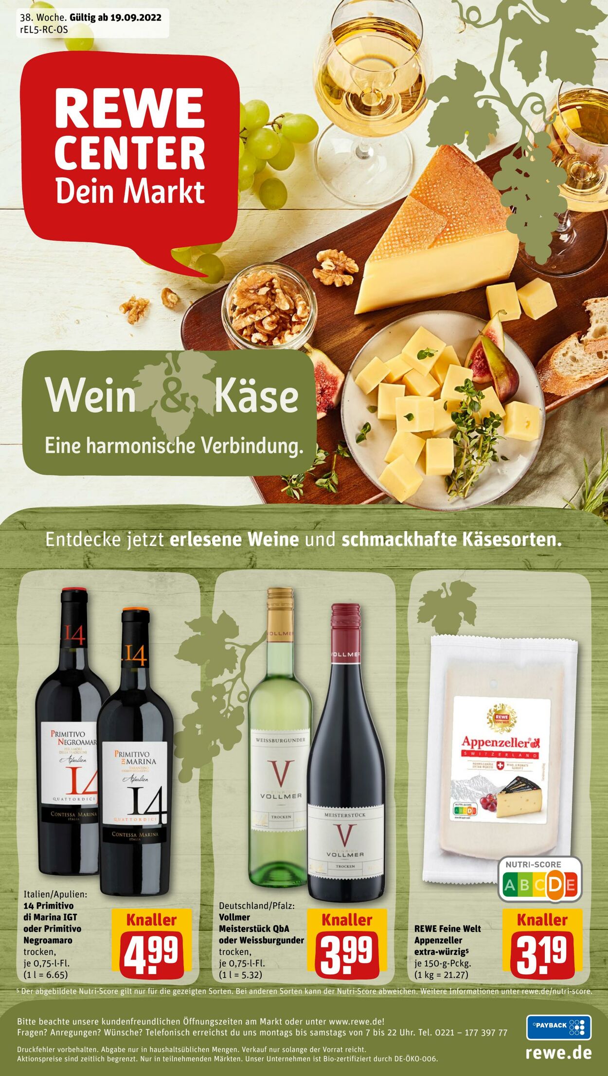 Prospekt Rewe 19.09.2022 - 24.09.2022