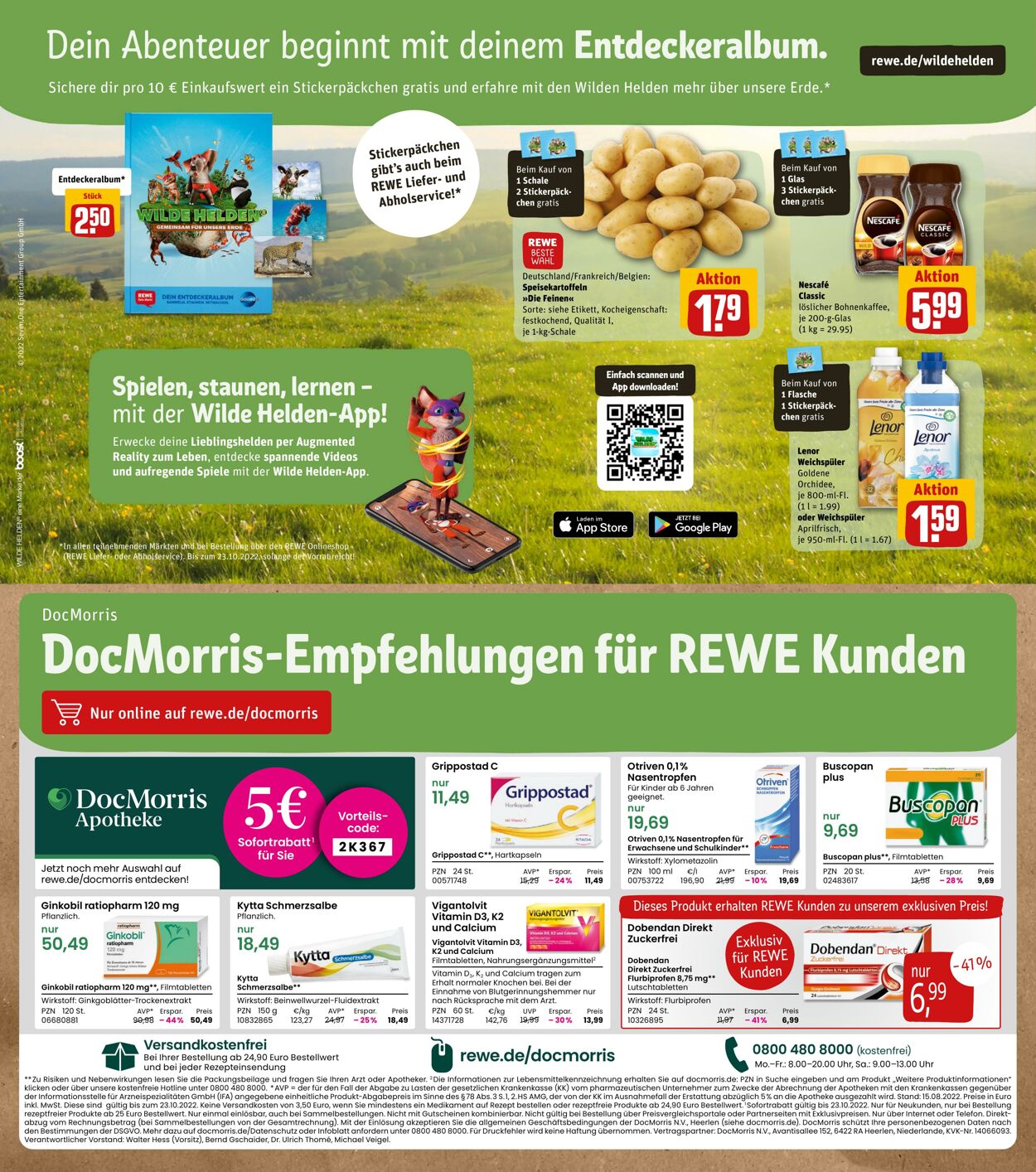 Prospekt Rewe 10.10.2022 - 15.10.2022