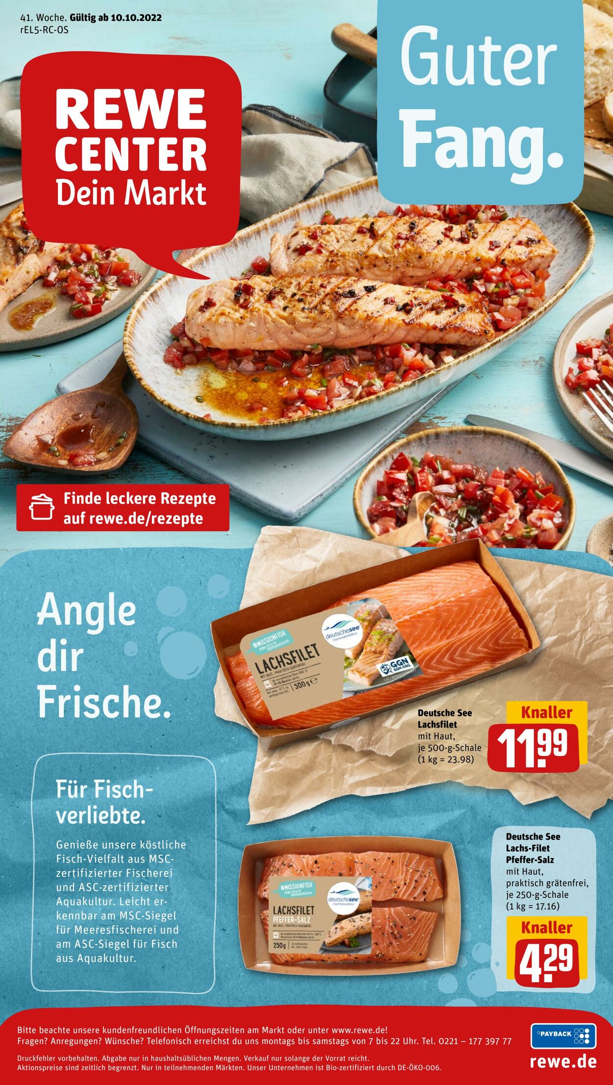 Prospekt Rewe 10.10.2022 - 15.10.2022