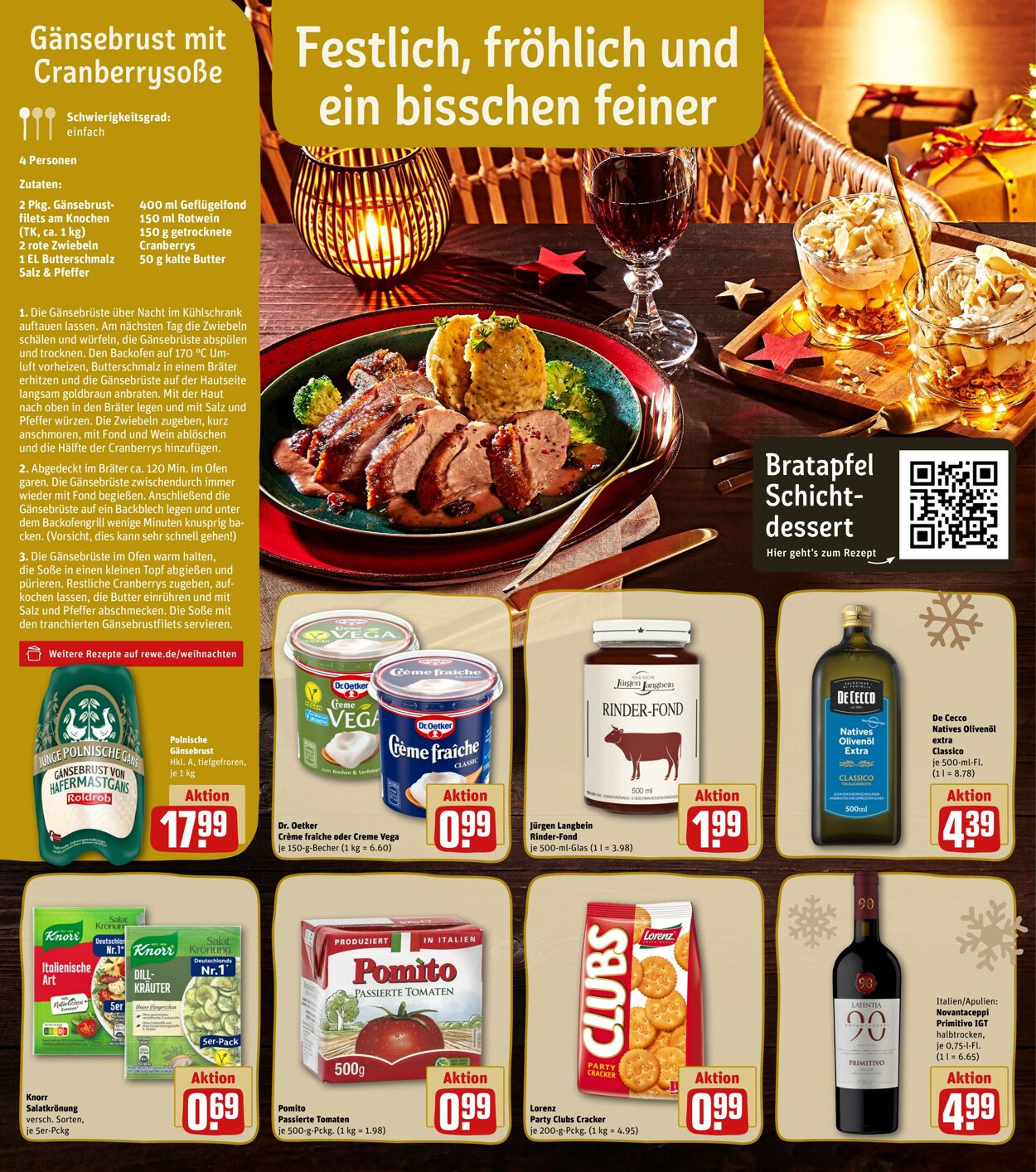 Prospekt Rewe 19.12.2022 - 24.12.2022