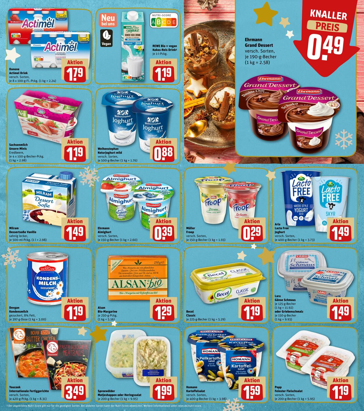 Prospekt Rewe 19.12.2022 - 24.12.2022