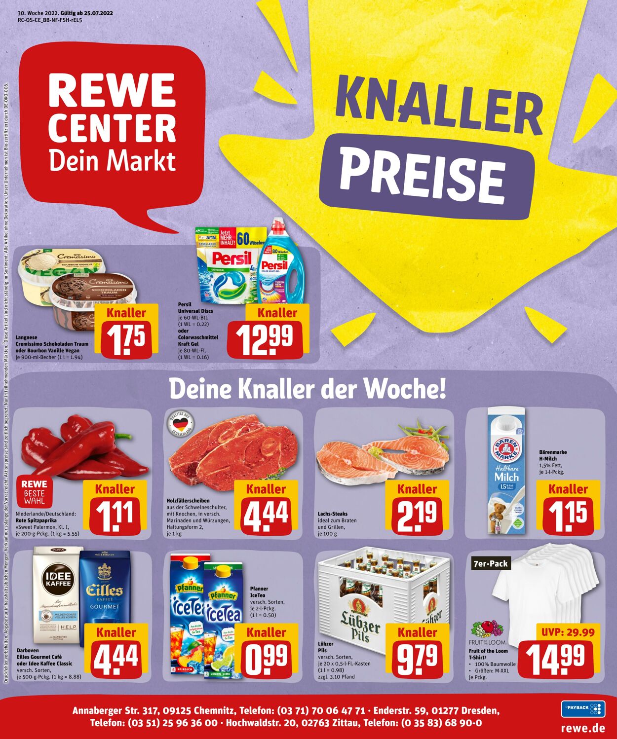 Prospekt Rewe 25.07.2022 - 30.07.2022