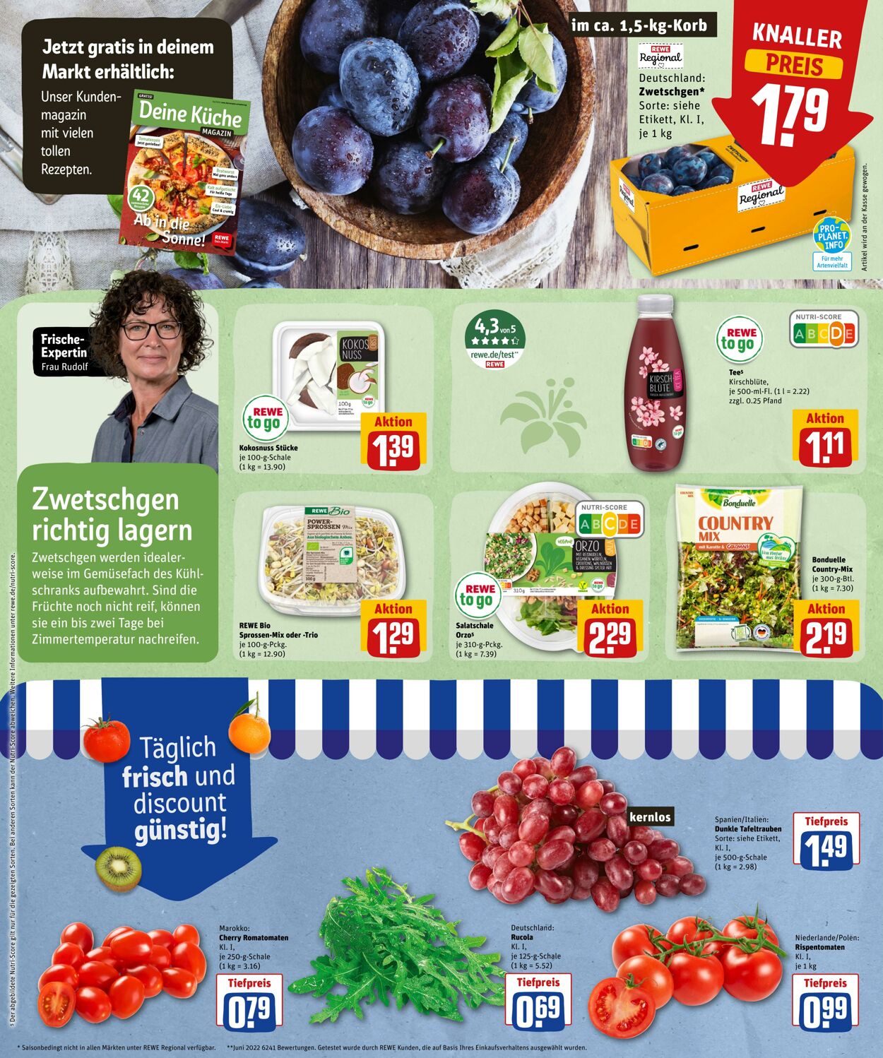 Prospekt Rewe 25.07.2022 - 30.07.2022