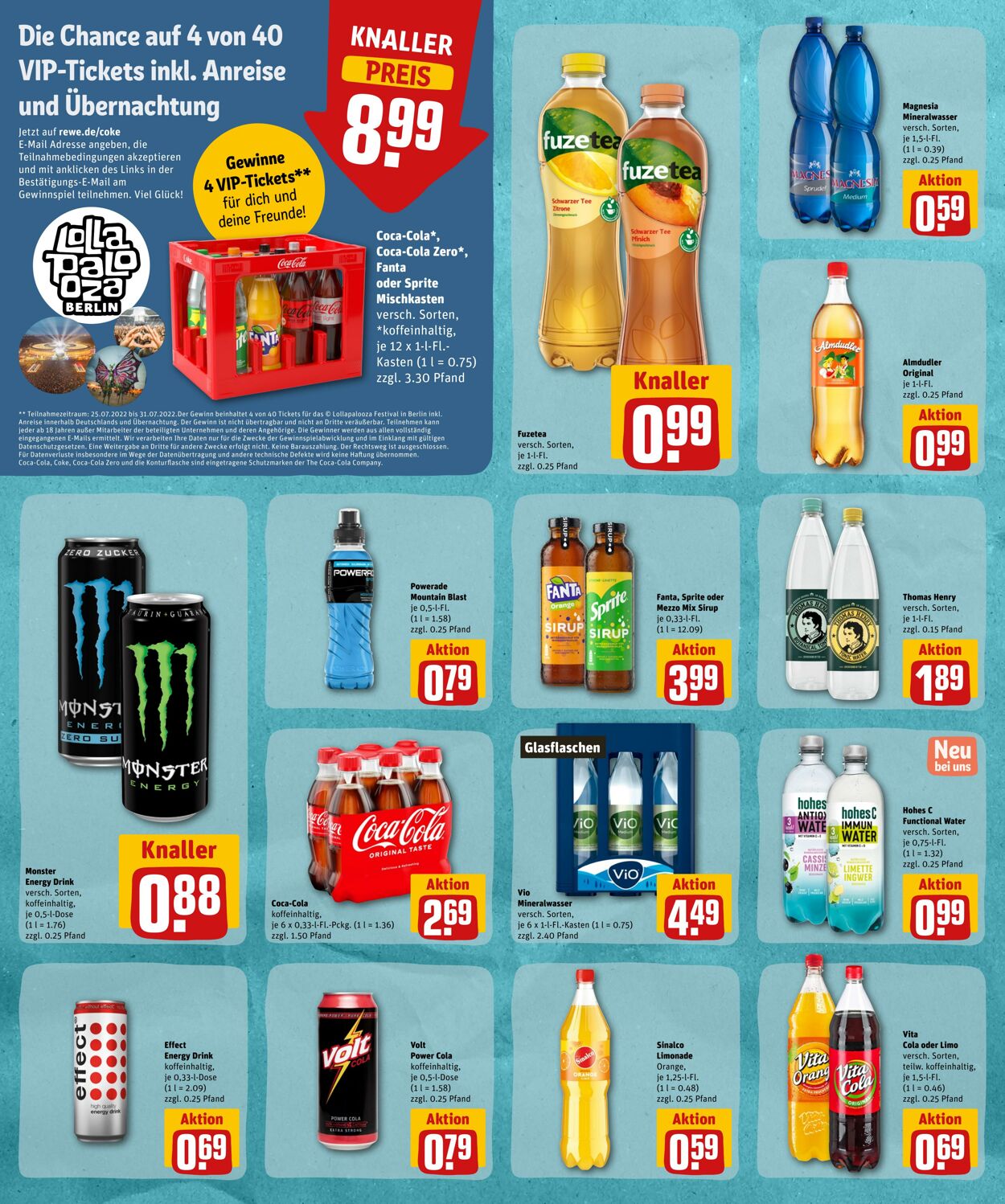 Prospekt Rewe 25.07.2022 - 30.07.2022