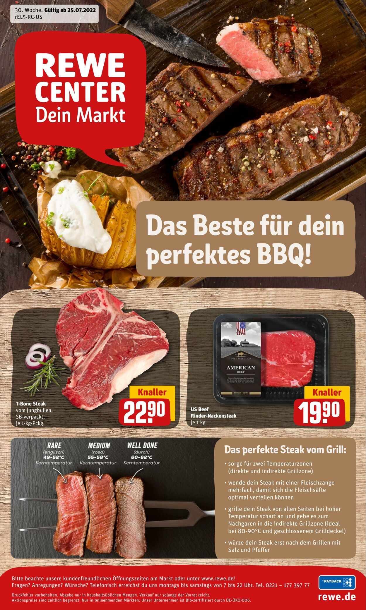 Prospekt Rewe 25.07.2022 - 30.07.2022