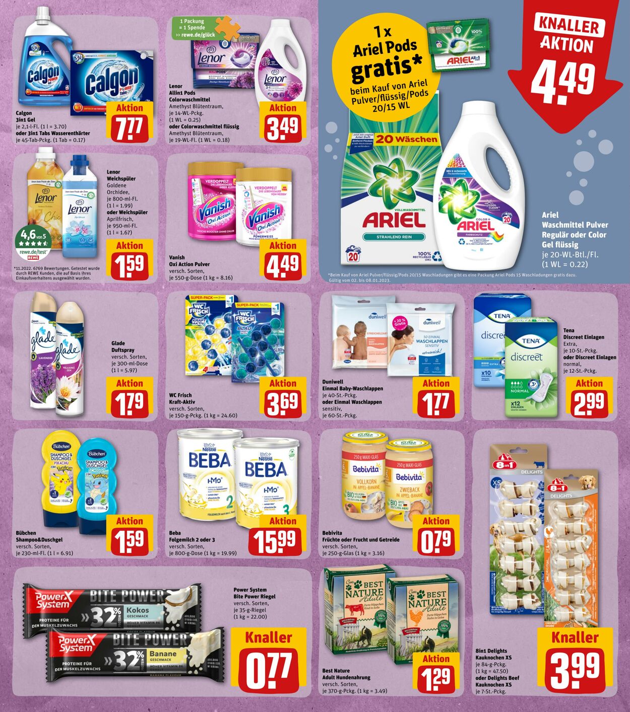 Prospekt Rewe 02.01.2023 - 07.01.2023