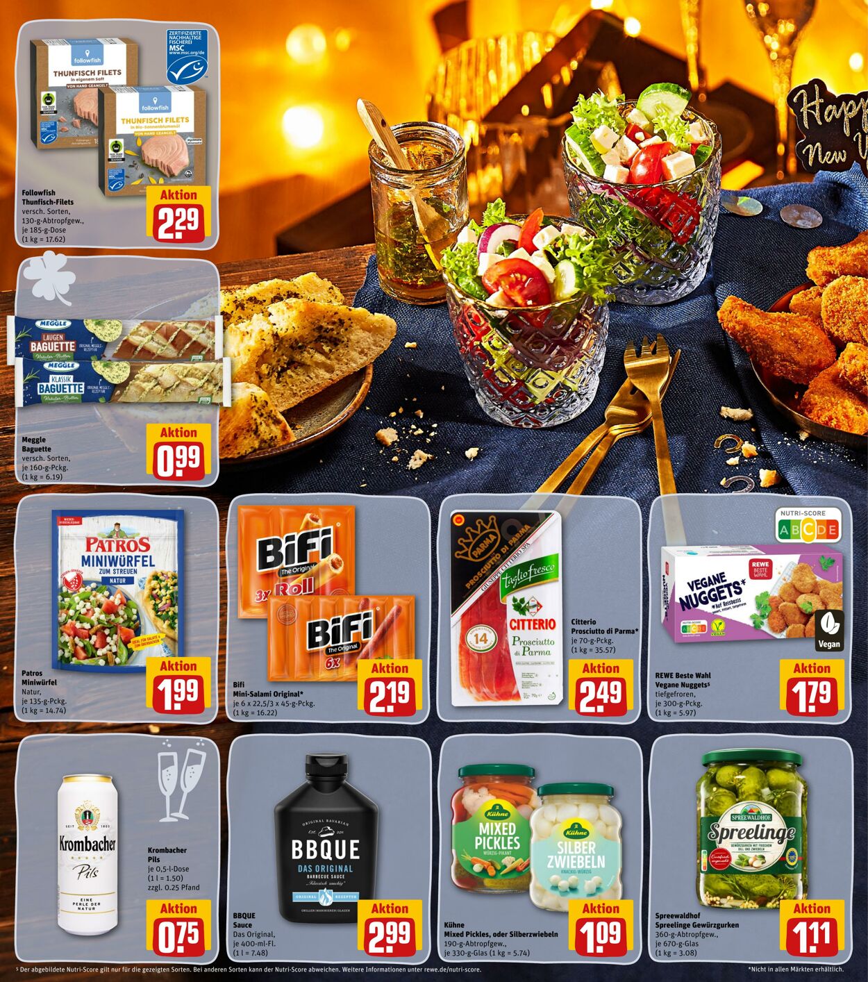 Prospekt Rewe 27.12.2022 - 31.12.2022