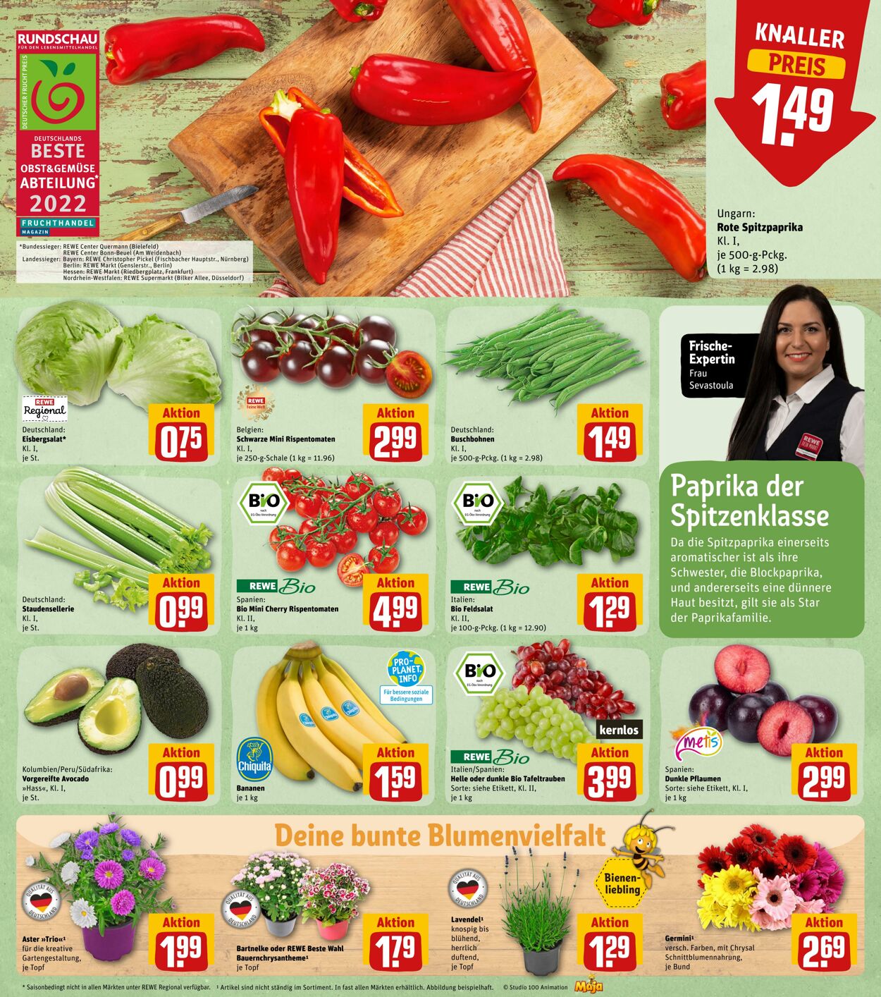 Prospekt Rewe 22.08.2022 - 27.08.2022