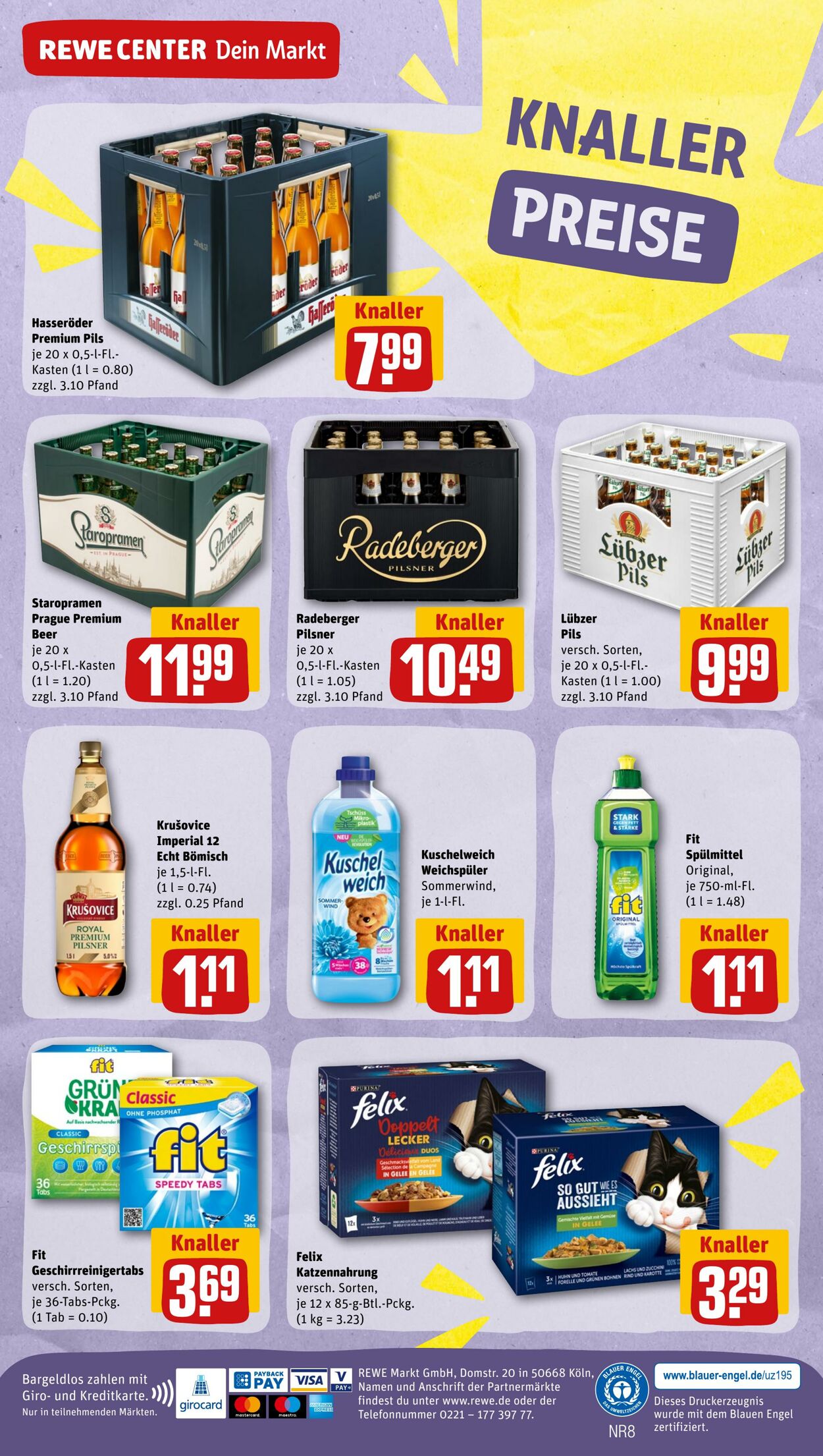 Prospekt Rewe 22.08.2022 - 27.08.2022