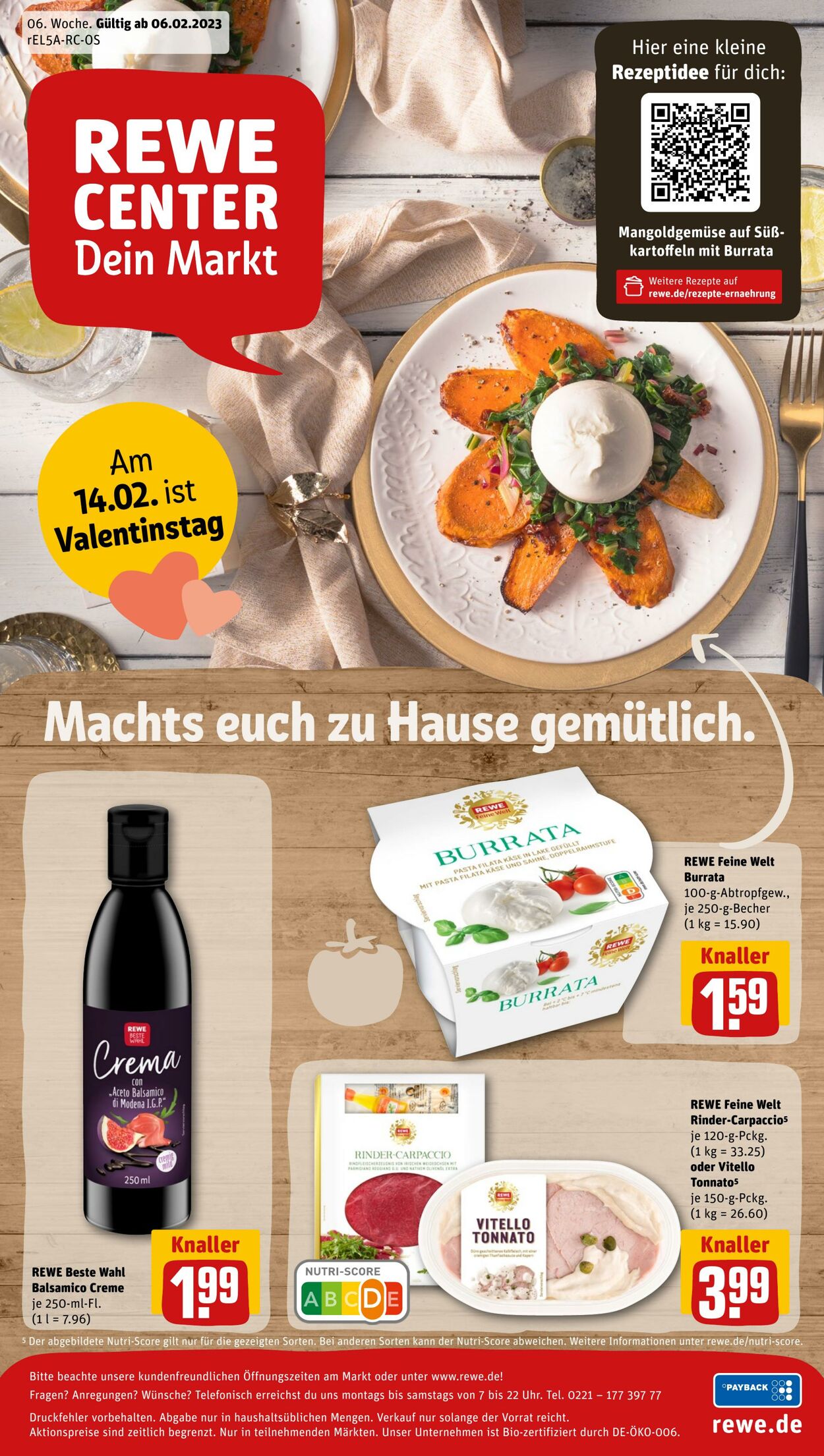 Prospekt Rewe 06.02.2023 - 11.02.2023